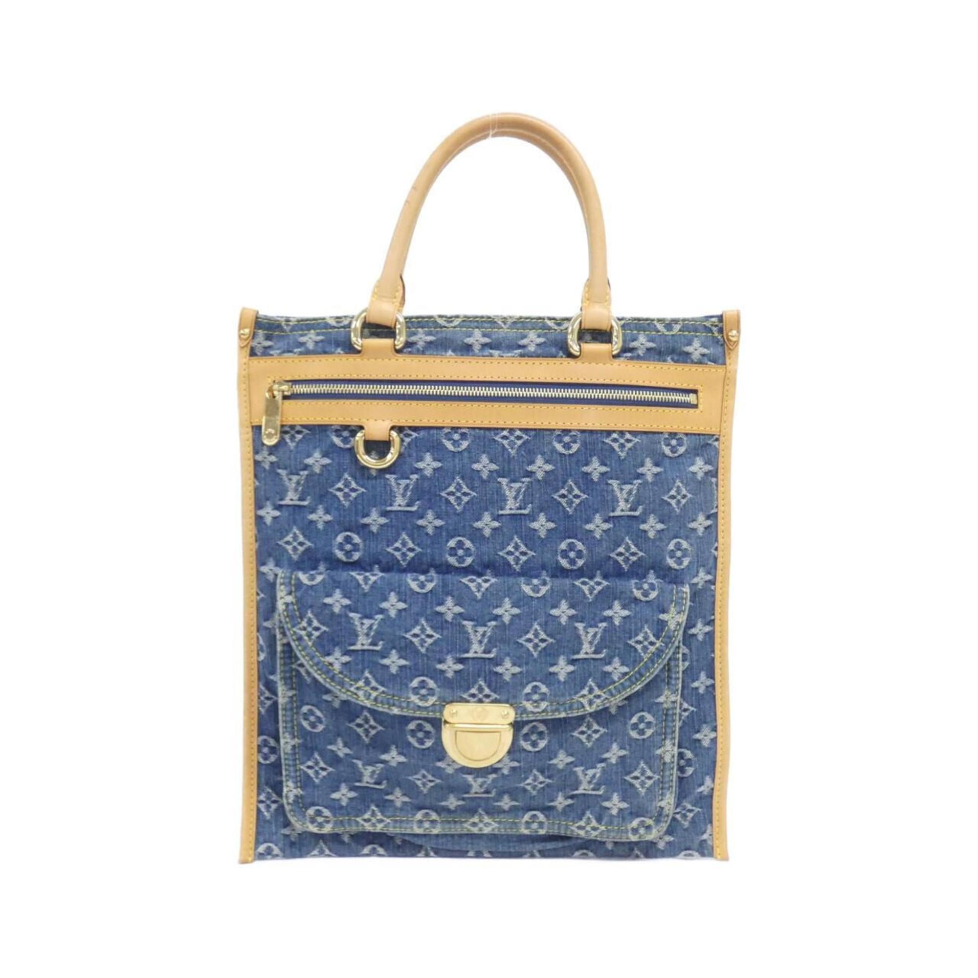 Louis Vuitton Blue Denim Handbag
