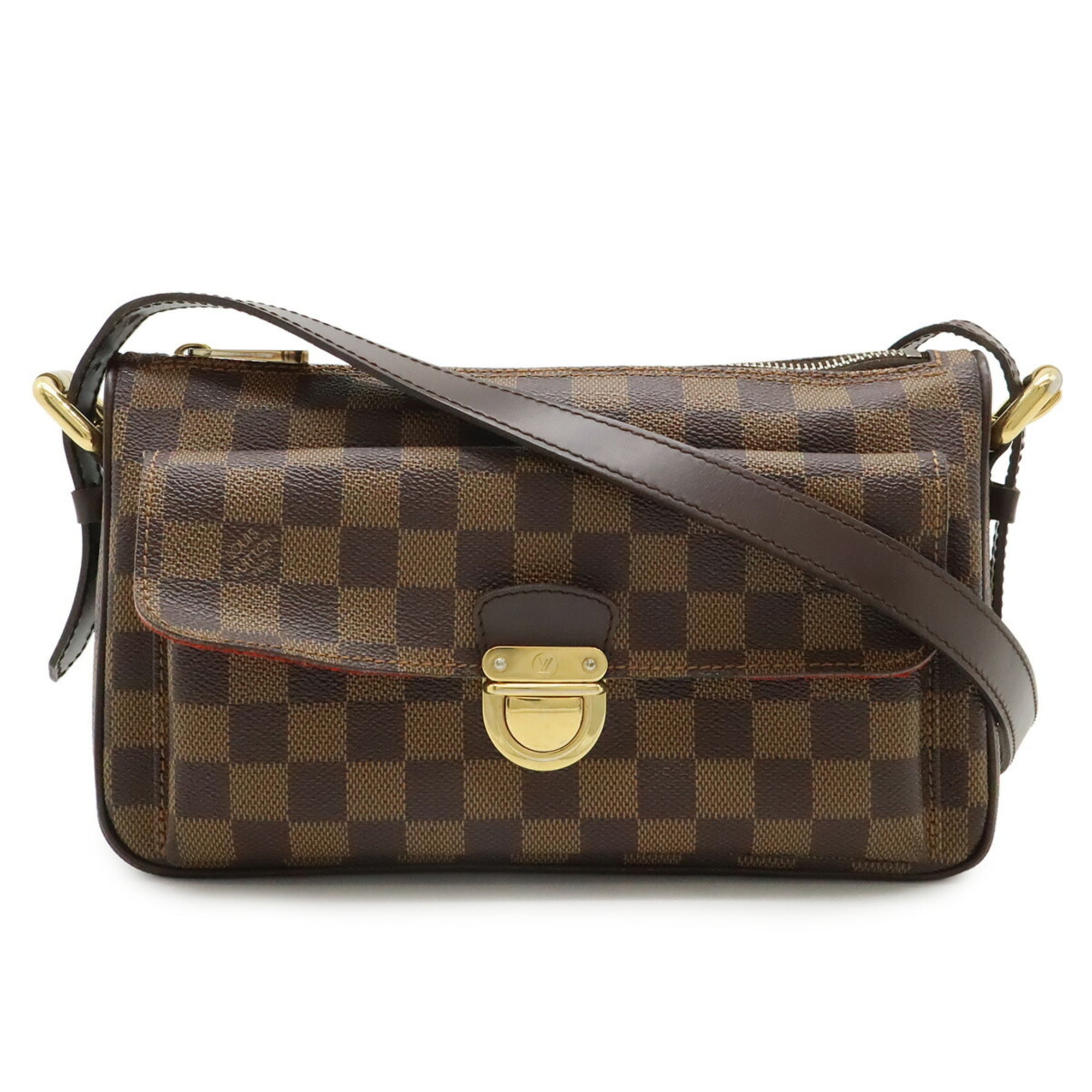 Louis Vuitton Brown Pvc Shoulder Bag
