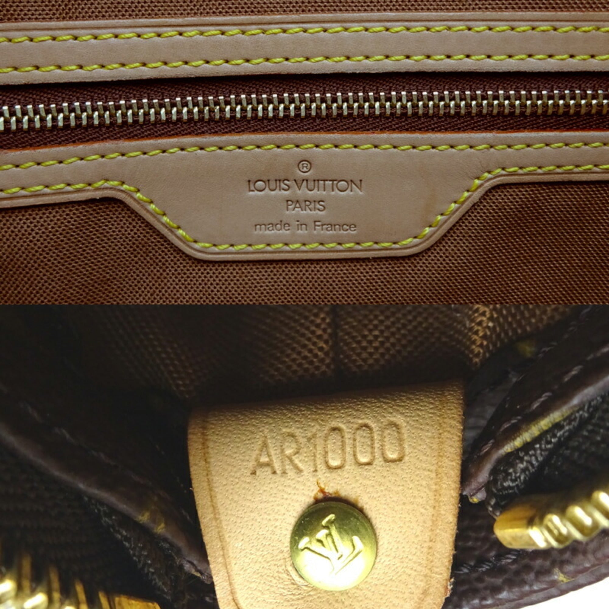 Louis Vuitton Cabas Mezzo Women's Tote Bag M51151 Monogram Br