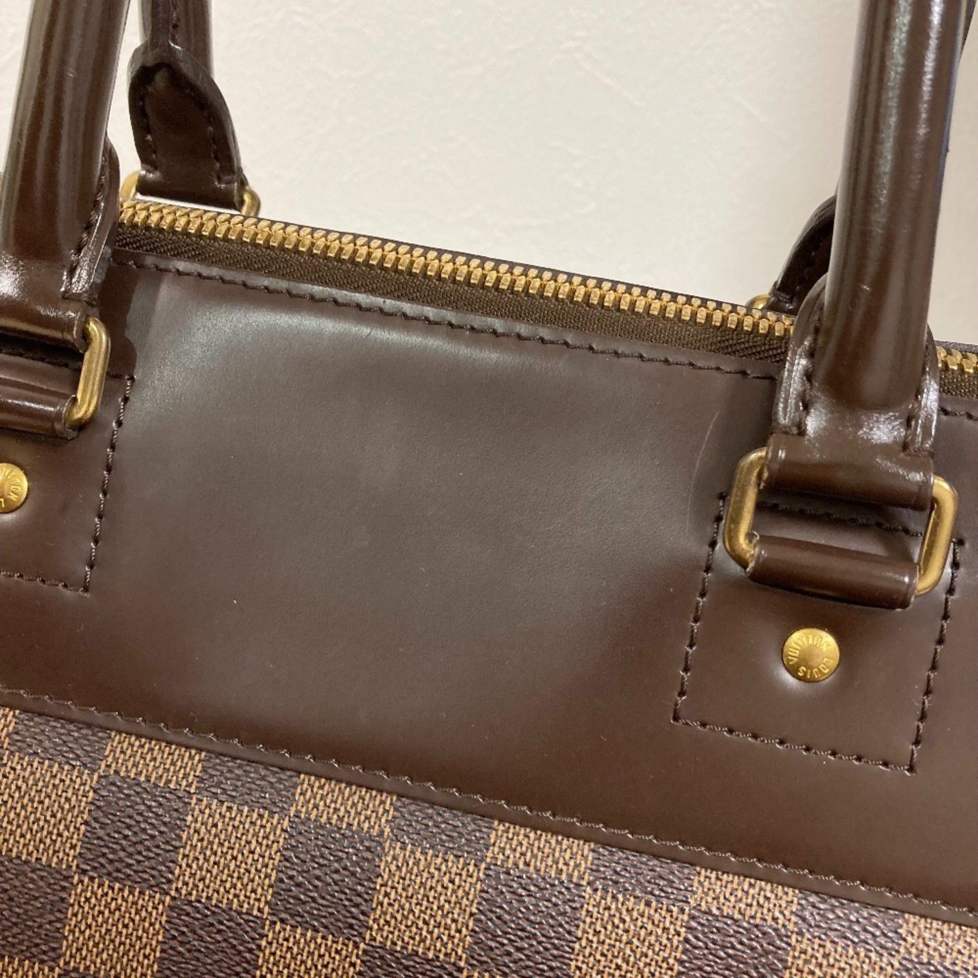 Louis Vuitton Damier Brown Damier Canvas Handbag