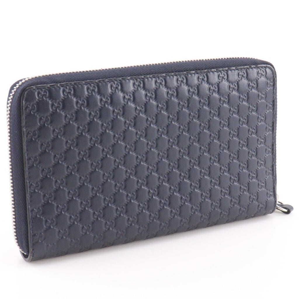 Gucci Black Leather Long Wallet (Bi-Fold) (Pre-Owned)
