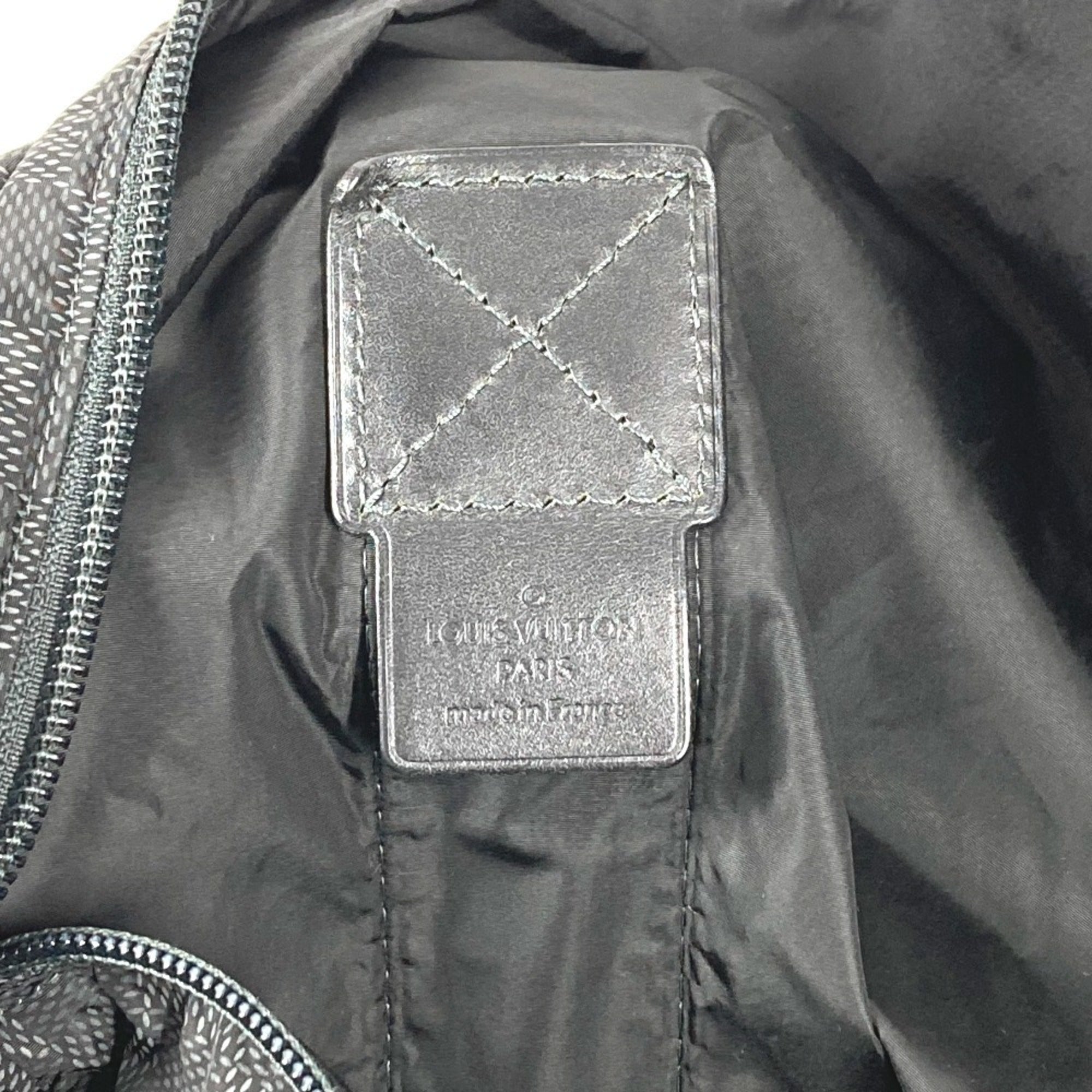Louis Vuitton Black Damier Canvas Boston Bag Shoulder Bag