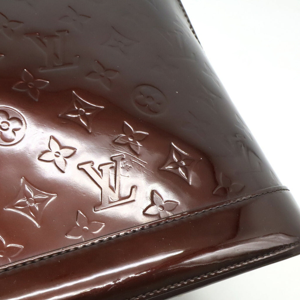 Louis Vuitton Amarante Patent Leather Handbag