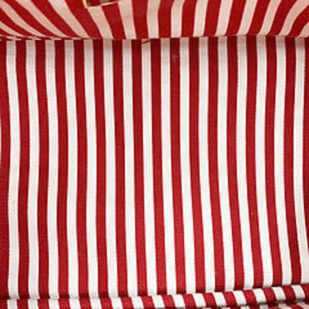Prada Red Color Denim Tote Bag