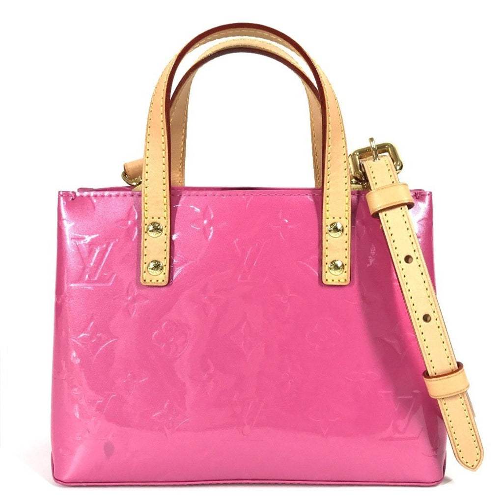 Louis Vuitton Pink Monogram Vernis Handbag Shoulder Bag Tote Bag