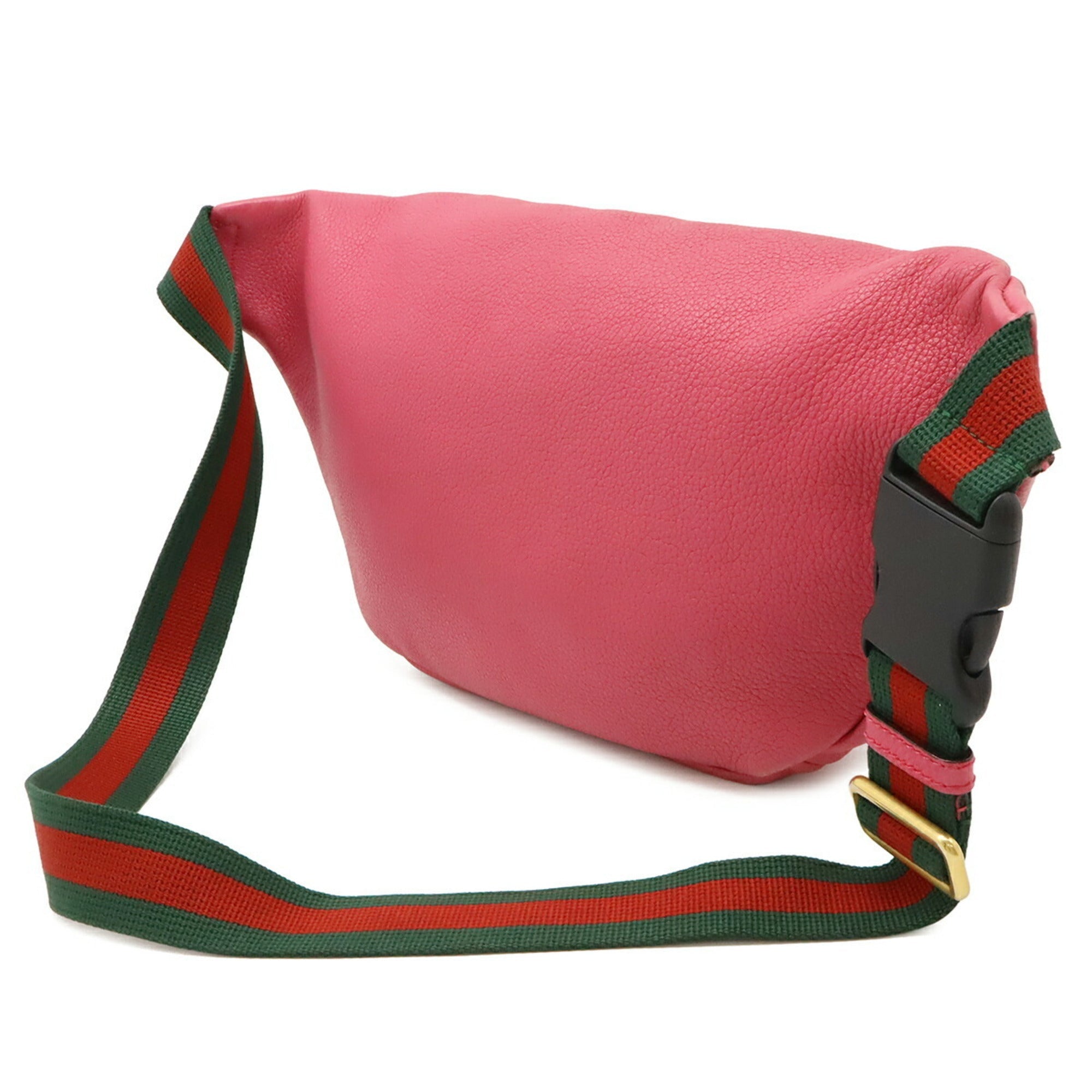 Gucci Pink Leather Fanny Pack (Pre-Owned)
