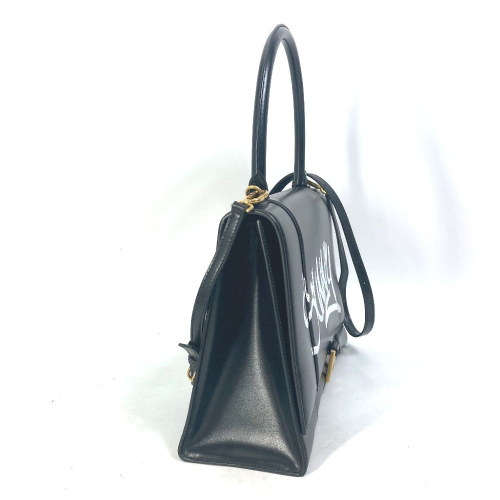Balenciaga Black Leather Hand