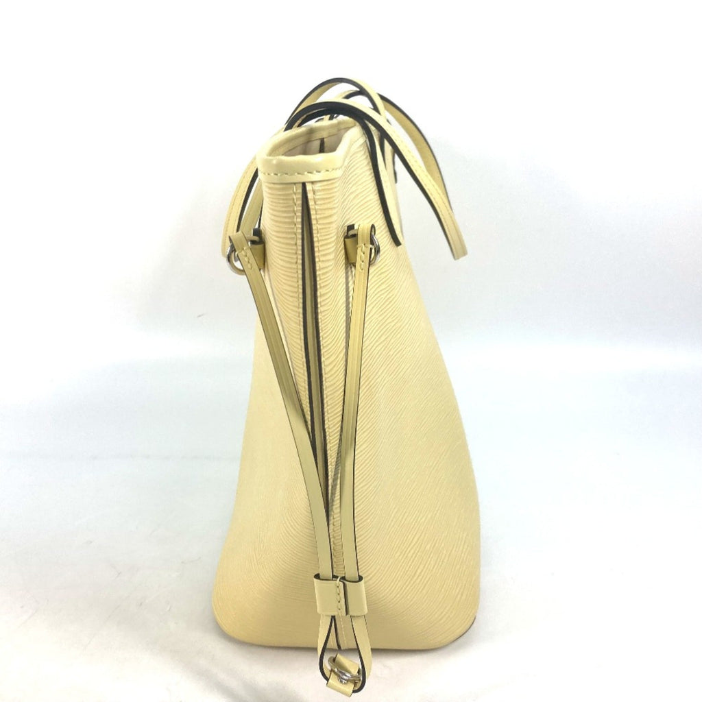 Louis Vuitton Yellow Leather Tote Bag