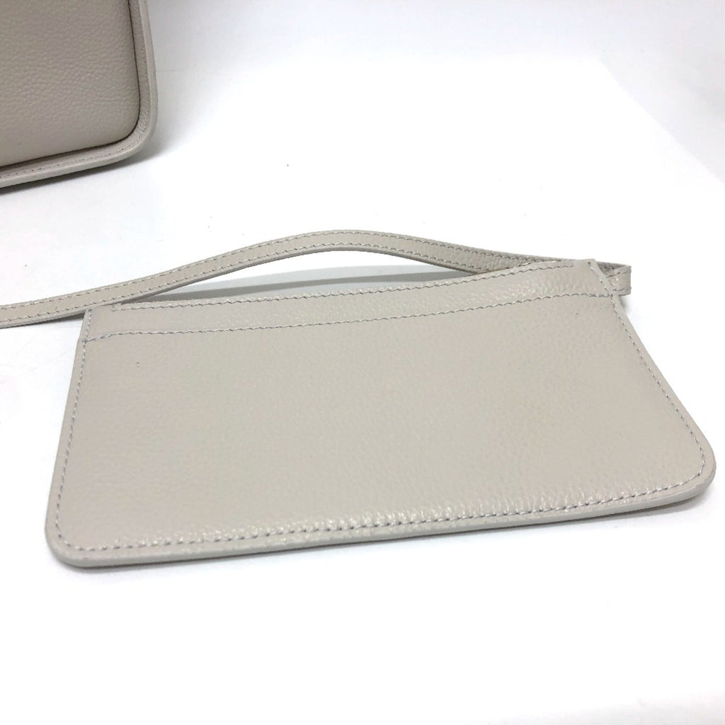 Balenciaga White Leather Shoulder