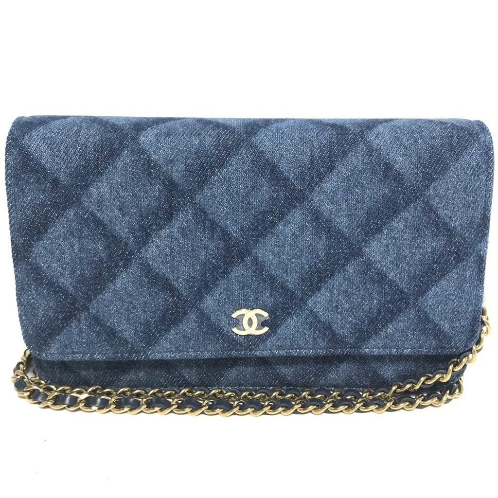 Chanel Blue Denim Shoulder Bag