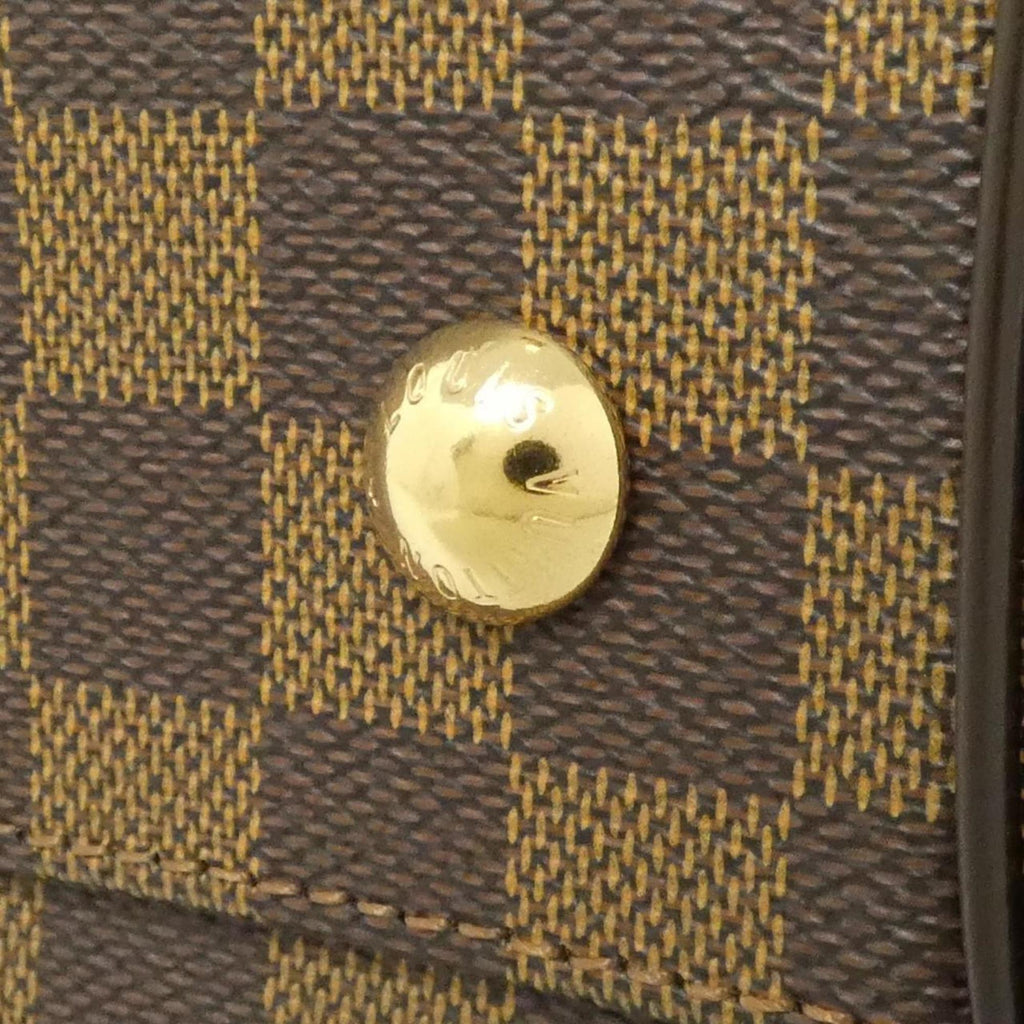 Louis Vuitton Brown Coated Canvas Handbag