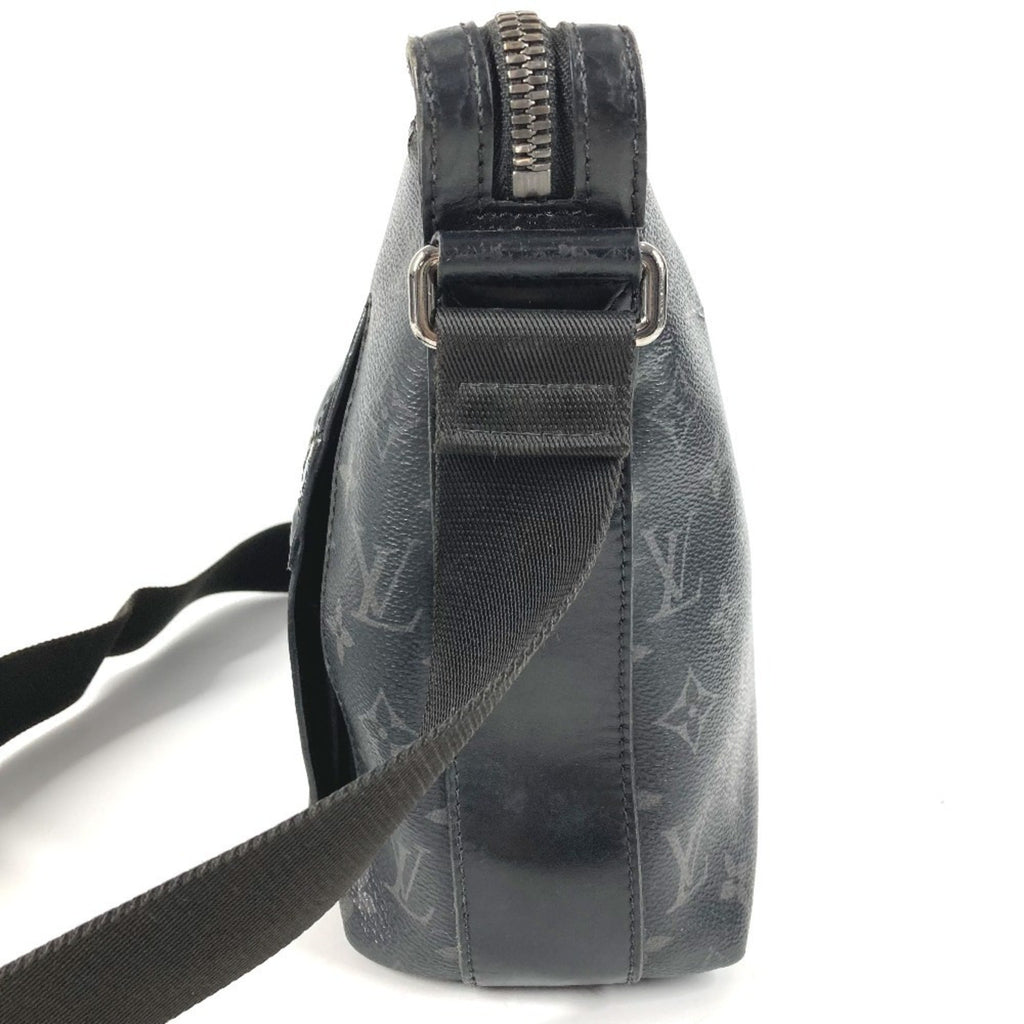 Louis Vuitton Black Monogram Eclipse Canvas Messenger Bag Shoulder Bag