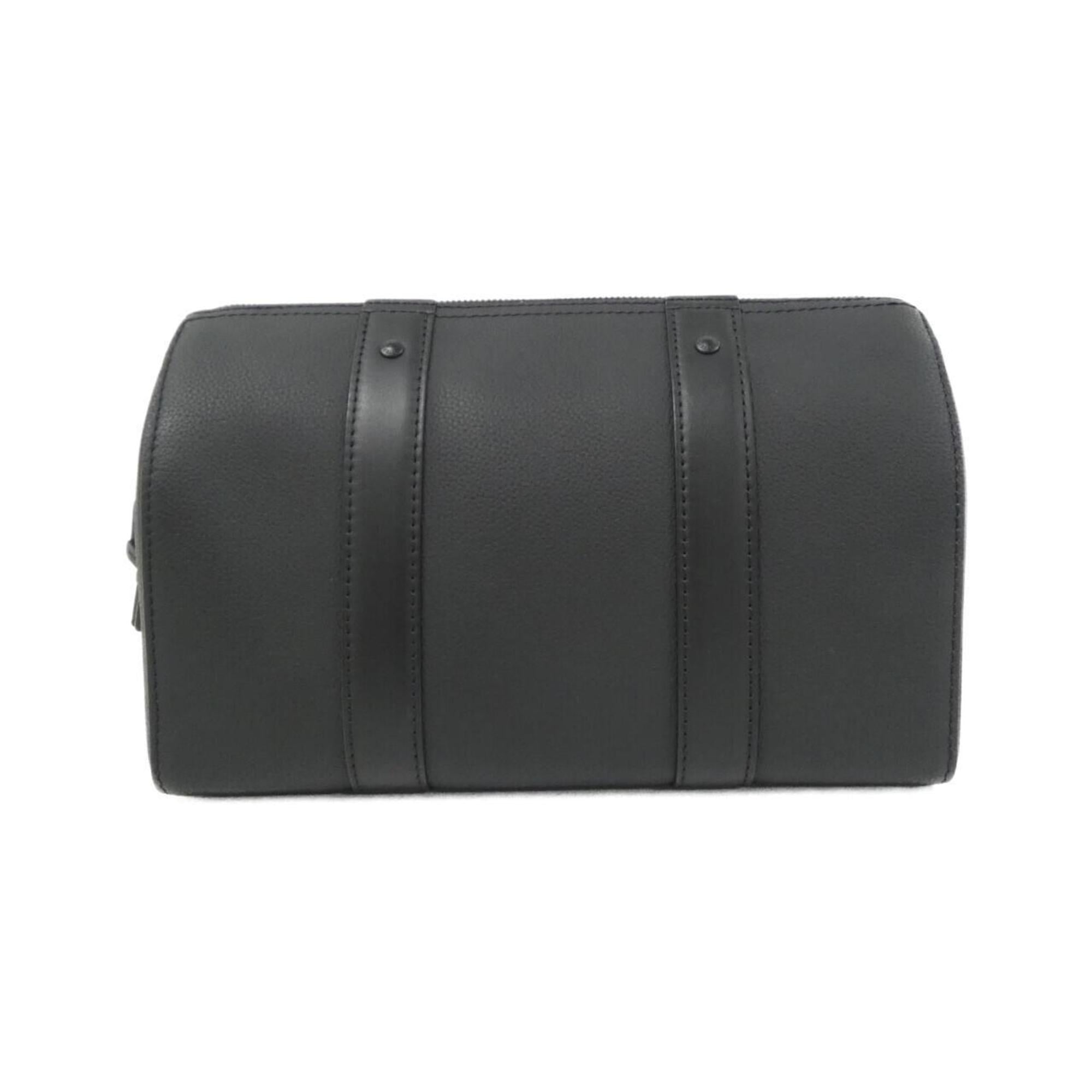 Louis Vuitton Black Leather Shoulder Bag