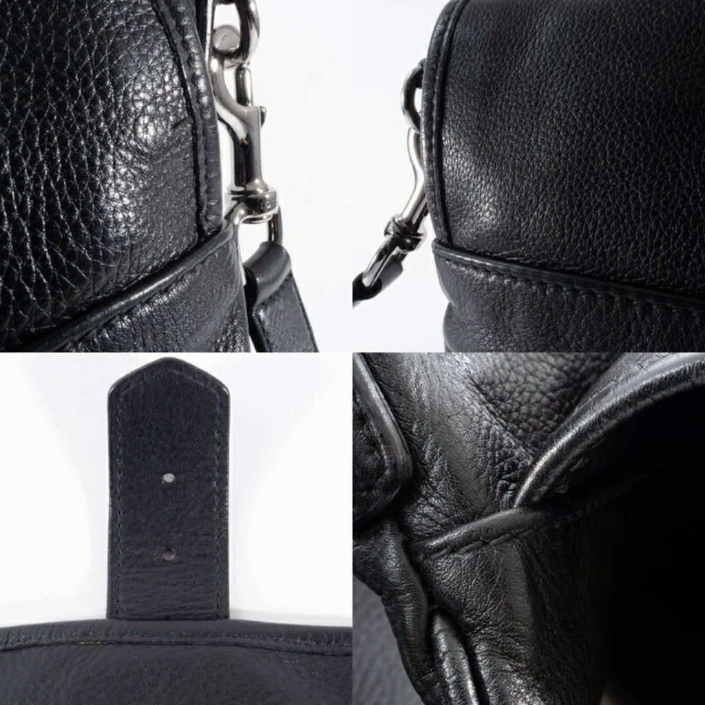 Gucci Black Leather Shoulder Bag (Pre-Owned)
