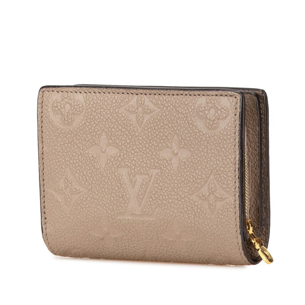 Louis Vuitton Beige Tourterelle Leather Wallet