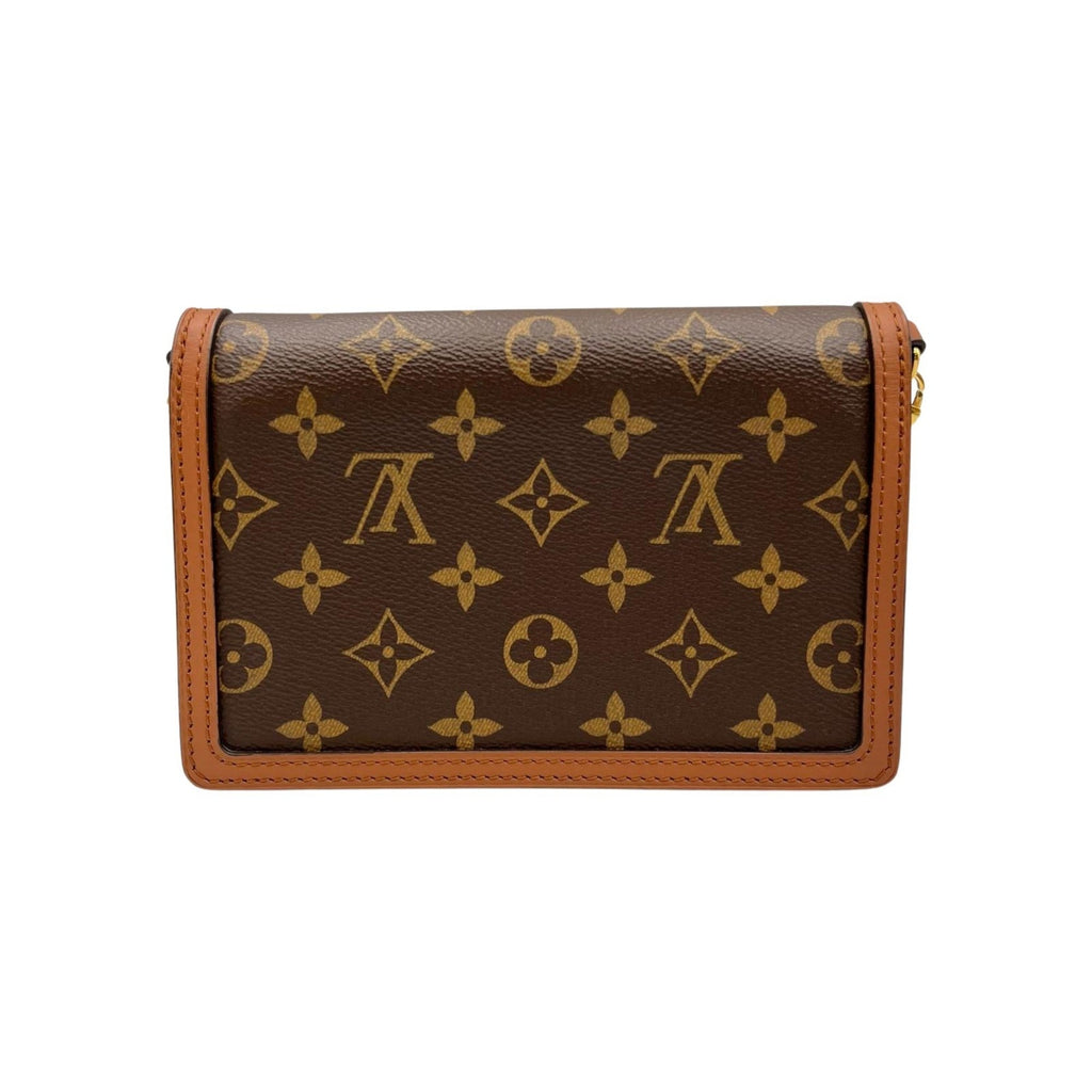 Louis Vuitton Brown Leather Shoulder Bag