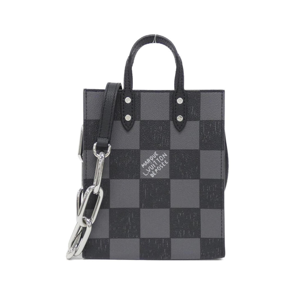 Louis Vuitton Black Leather Shoulder Bag