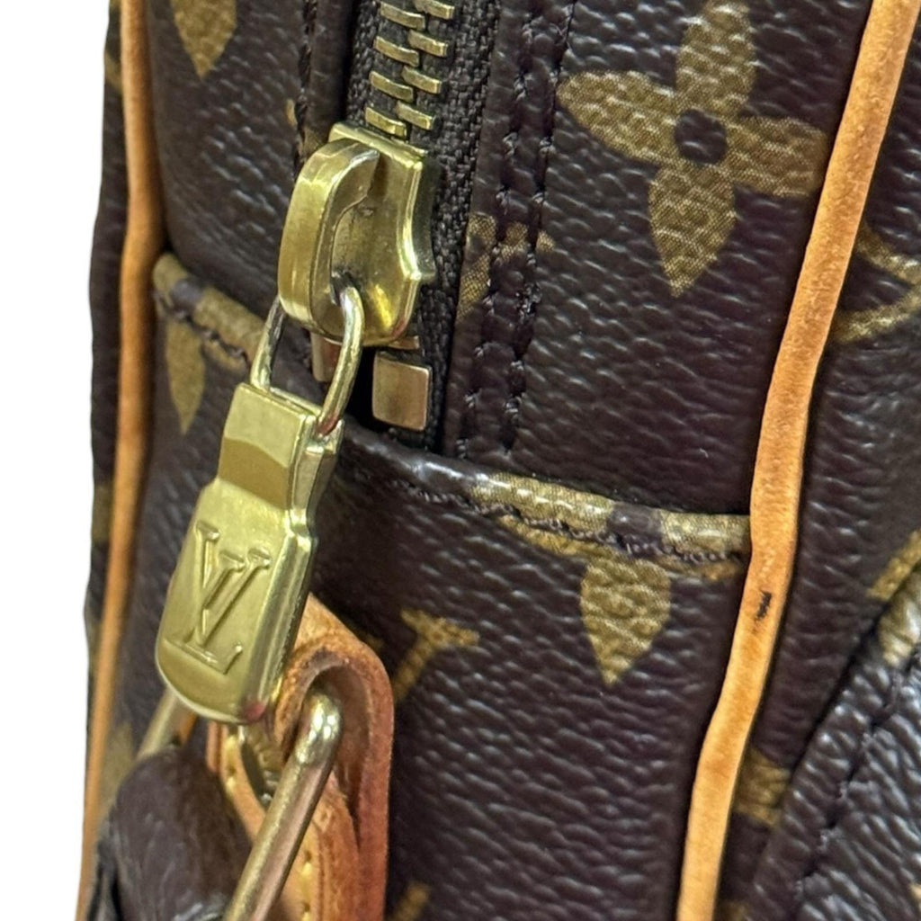 Louis Vuitton Brown Monogram Canvas Shoulder Bag