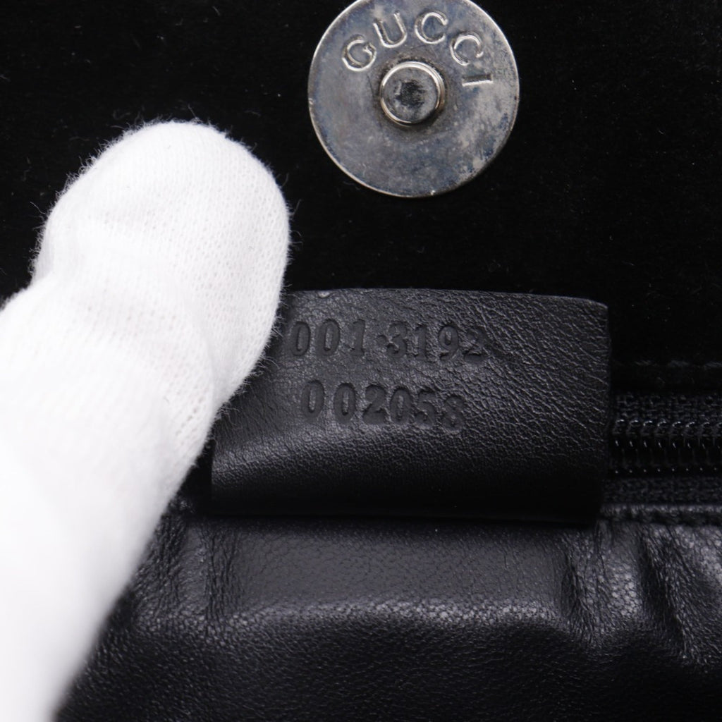 Gucci Black Suede Shoulder Bag (Pre-Owned)