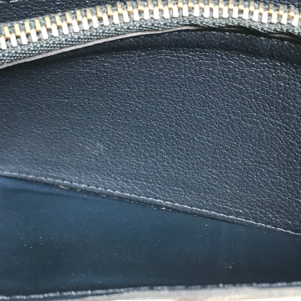 Louis Vuitton Navy Leather Long Wallet