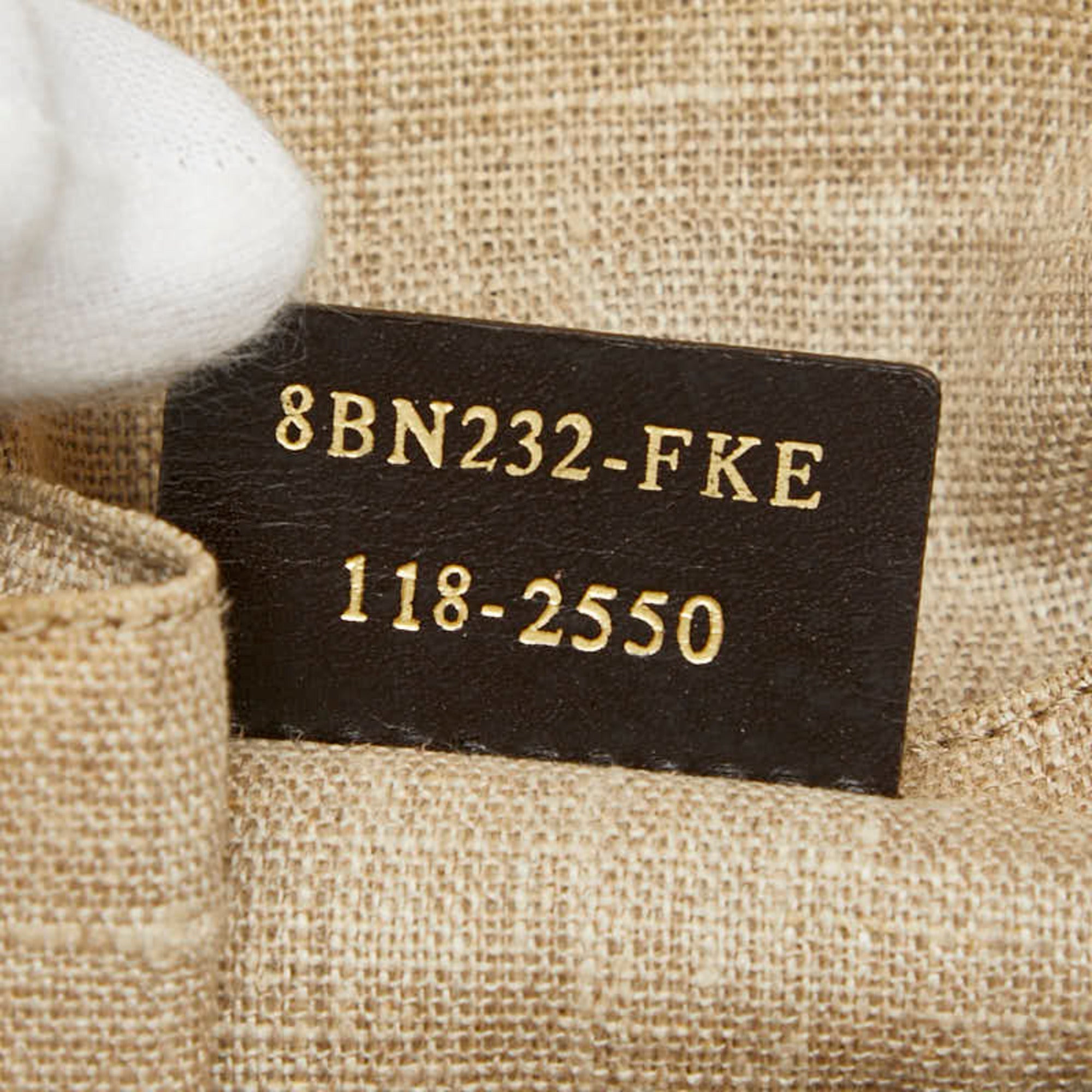 Fendi Selleria Red Brown Leather Tote Bag