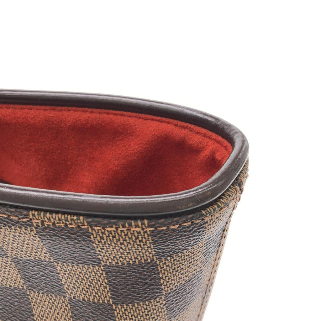Louis Vuitton Brown Coated Canvas Handbag