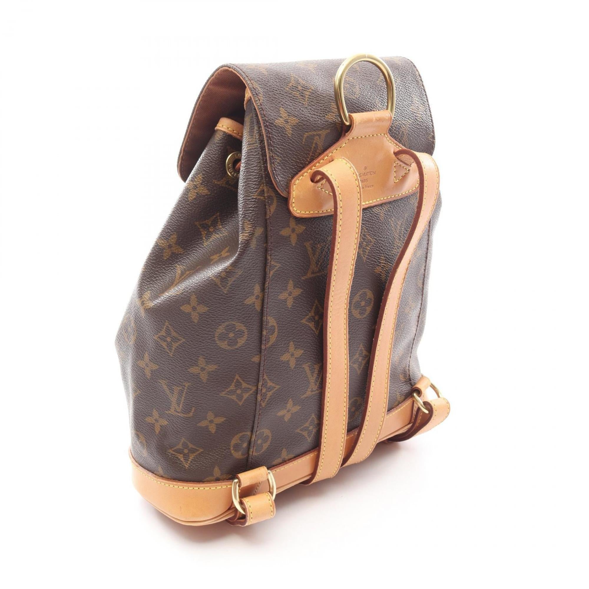 Louis Vuitton Brown Monogram Monogram Leather Backpack