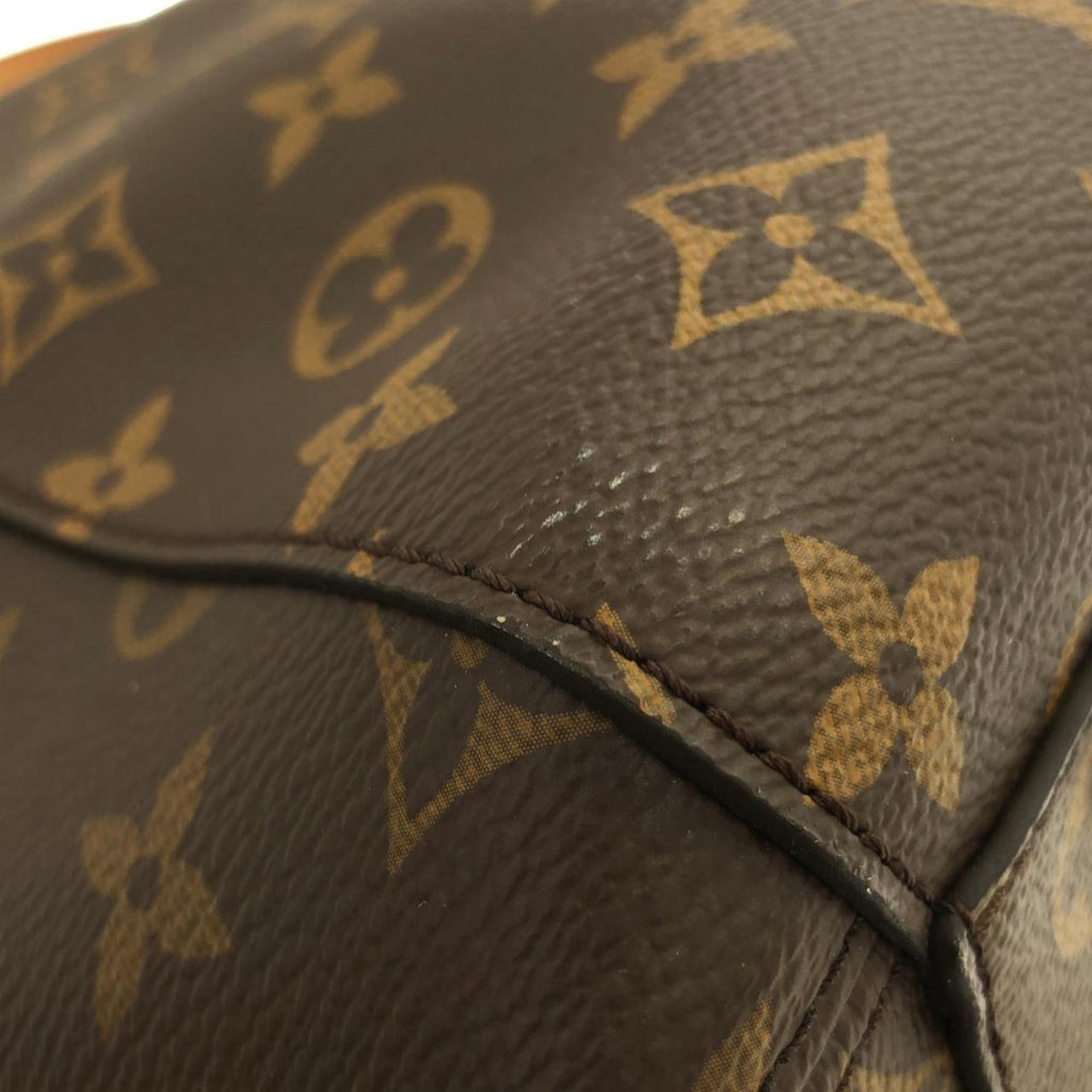 Louis Vuitton Brown Coated Canvas Handbag