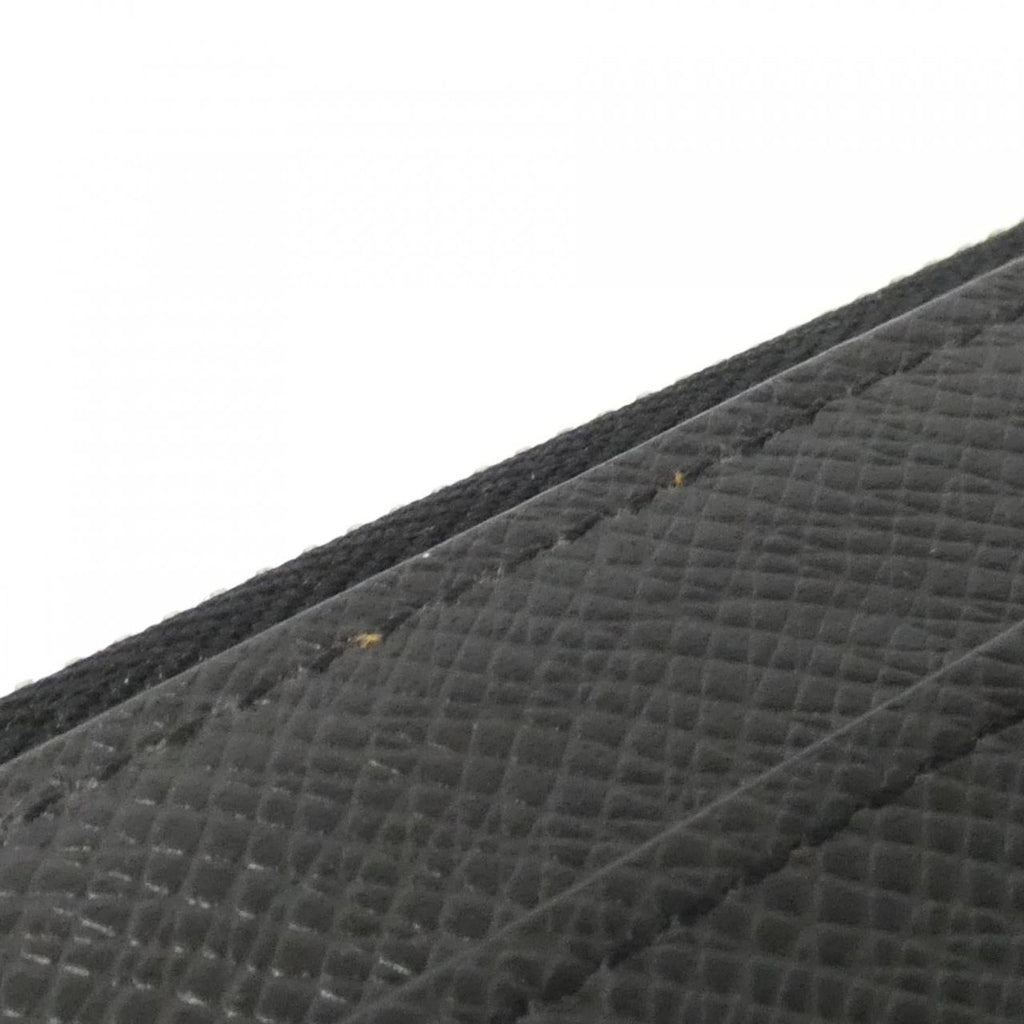 Louis Vuitton Black Taiga Leather Leather Long Wallet