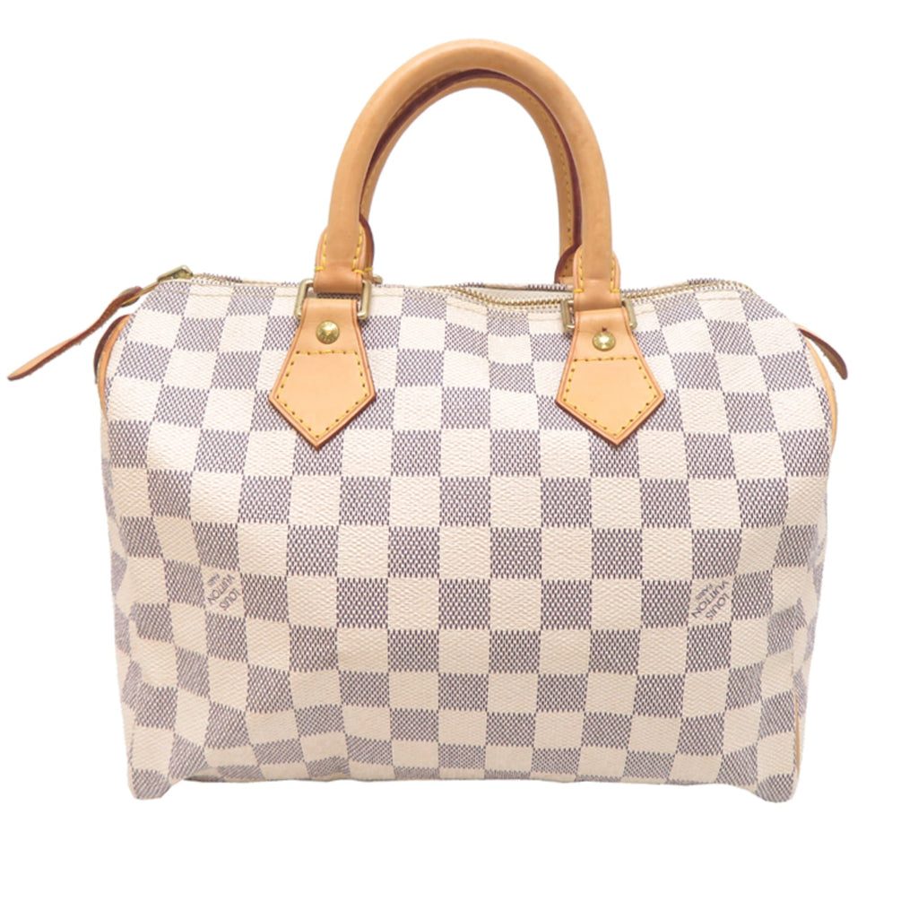 Louis Vuitton White Damier Azur Handbag