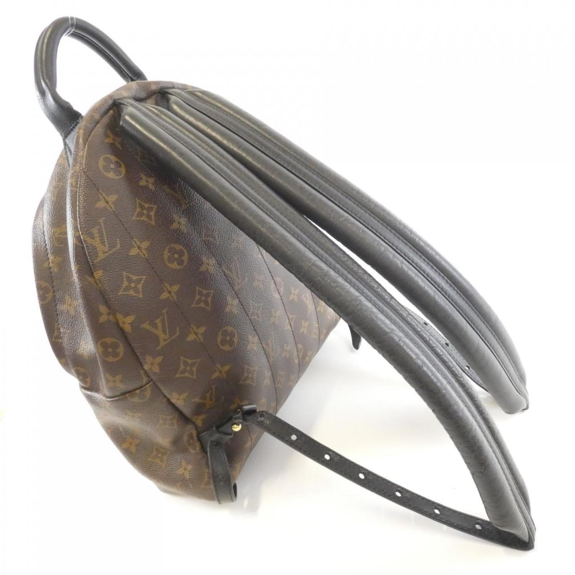 Louis Vuitton Marron Coated Canvas Backpack