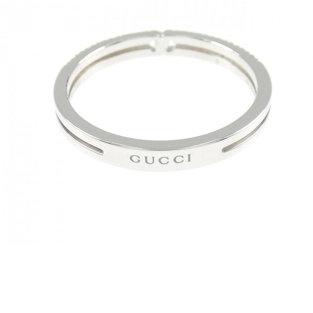 Gucci White Gold White Gold (18K) Band Ring (Pre-Owned)