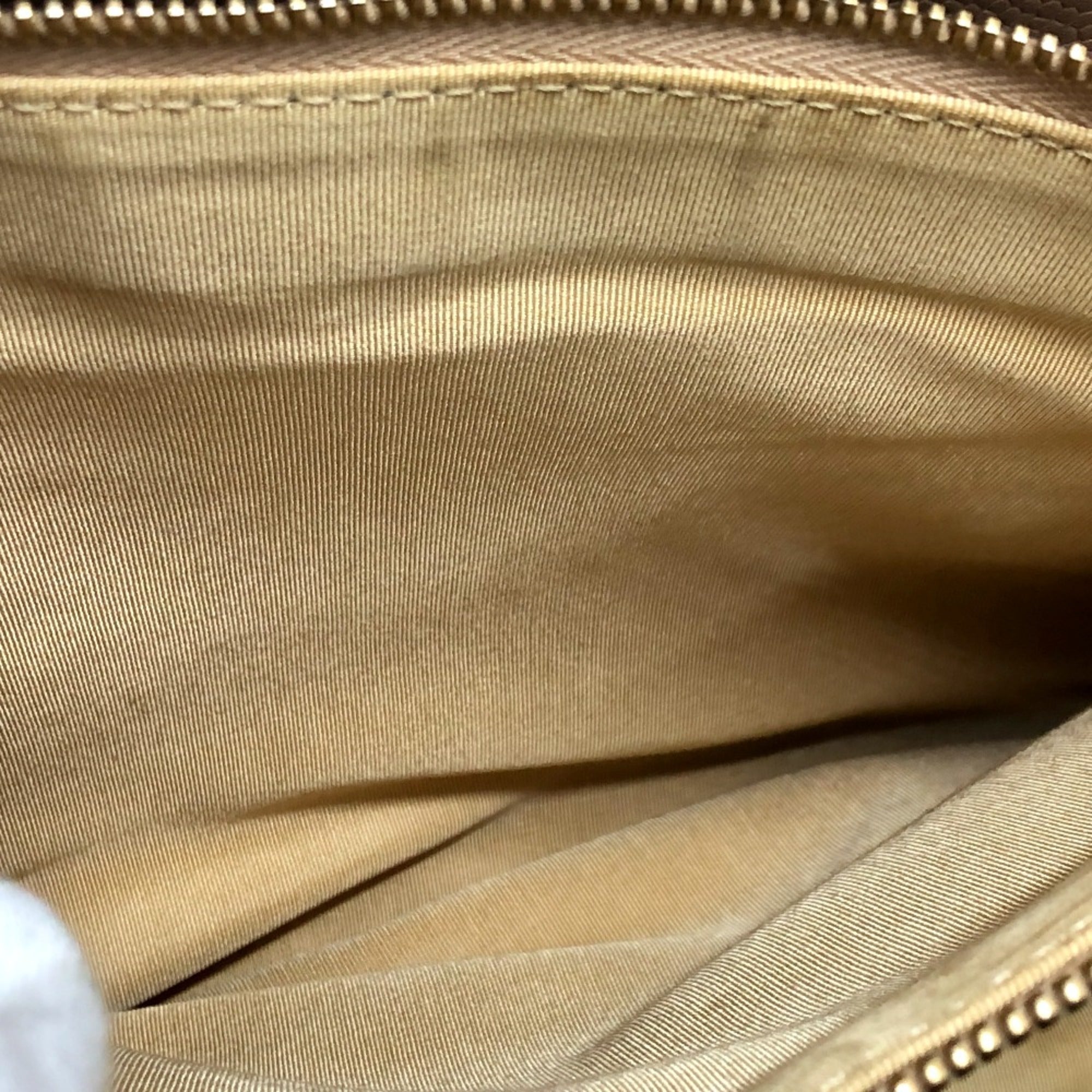 Chanel Beige Leather Shoulder Bag