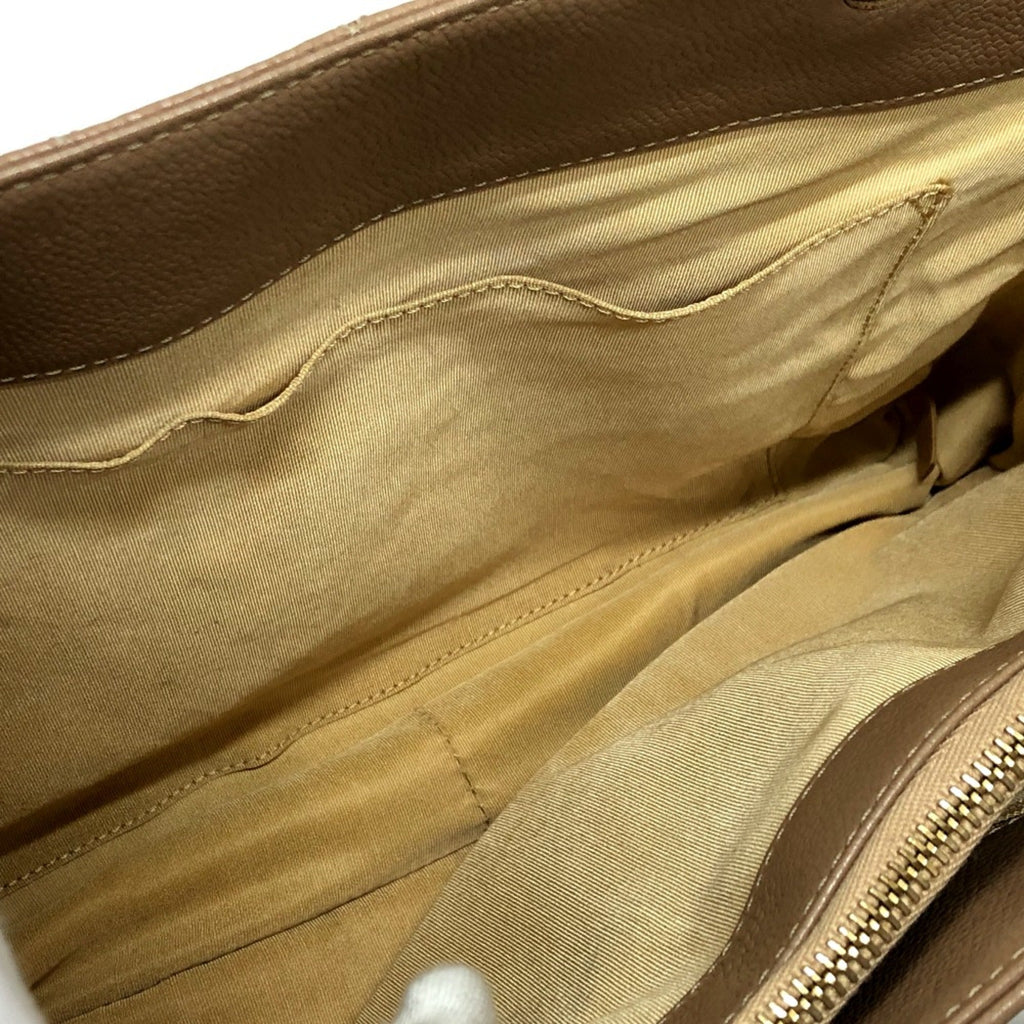 Chanel Beige Leather Shoulder Bag