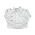 Louis Vuitton Blanc Leather Shoulder Bag