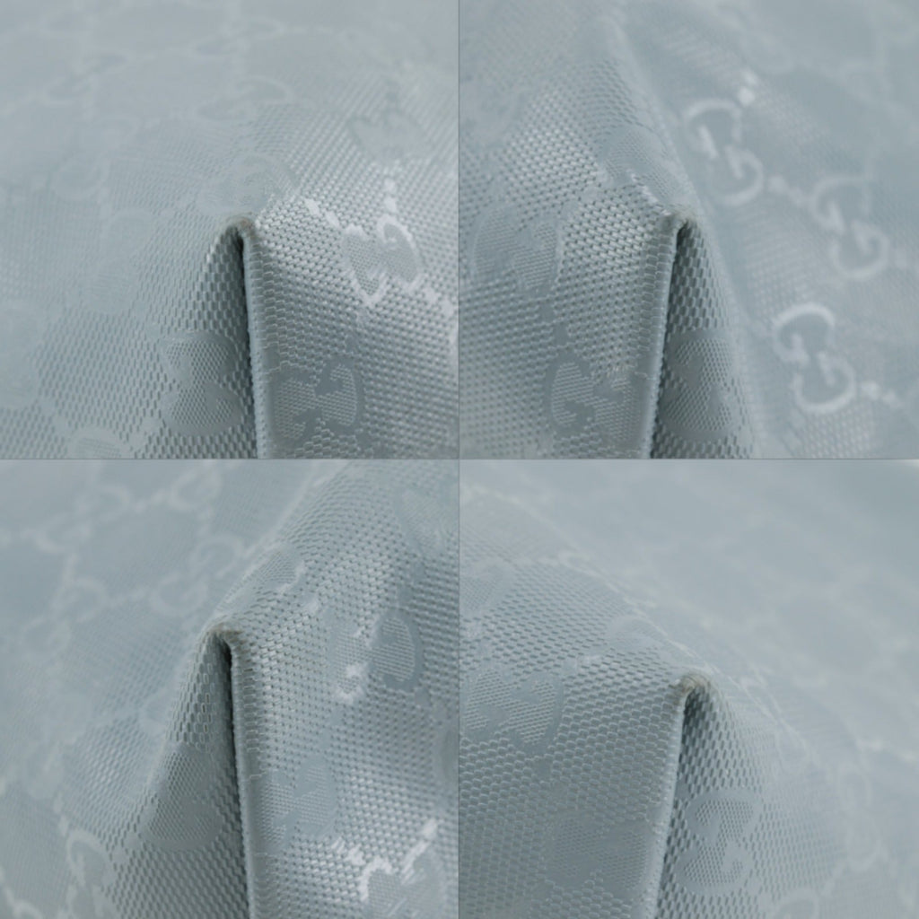 Gucci Light Blue Gg Imprimé Tote Bag (Pre-Owned)