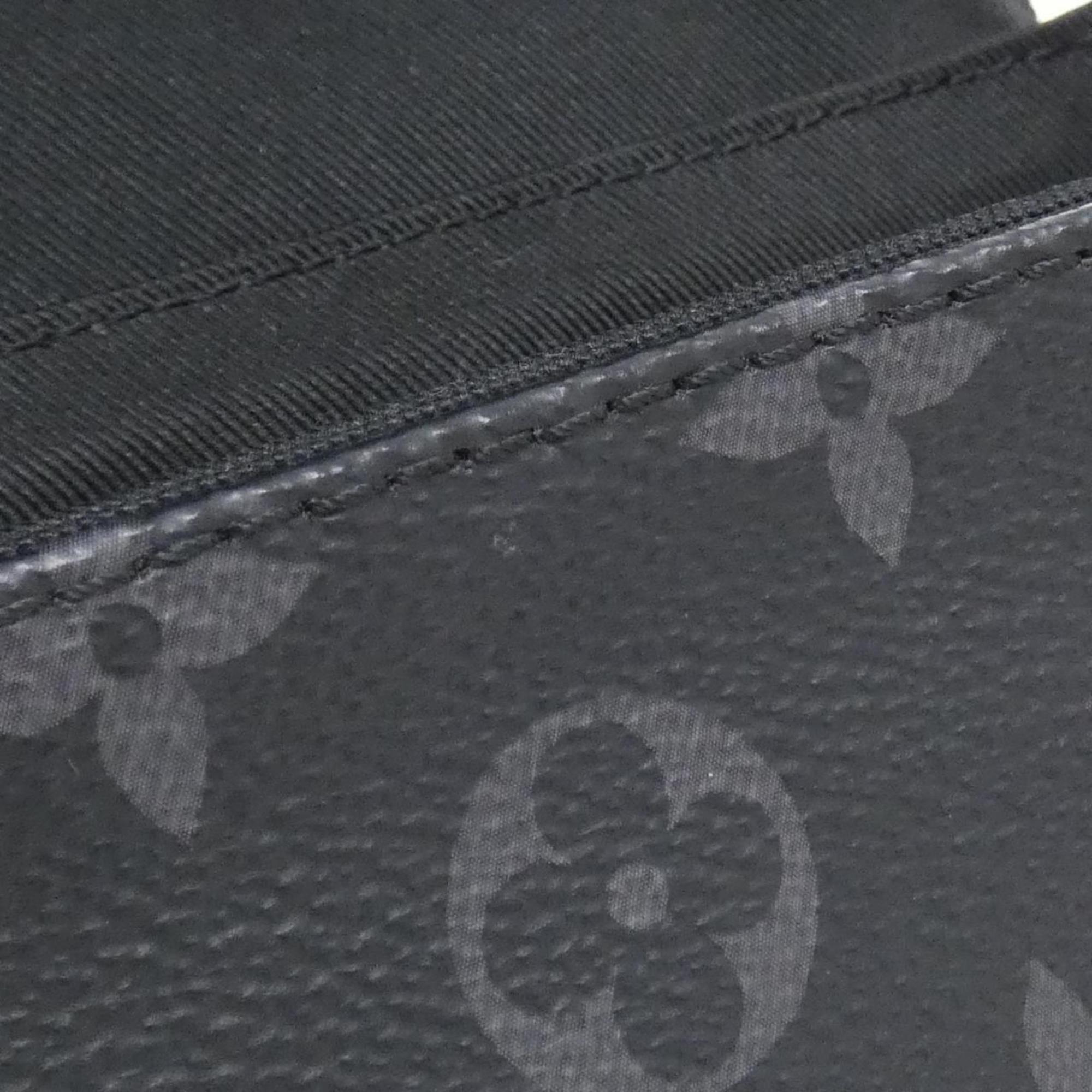 Louis Vuitton Black Coated Canvas Shoulder Bag