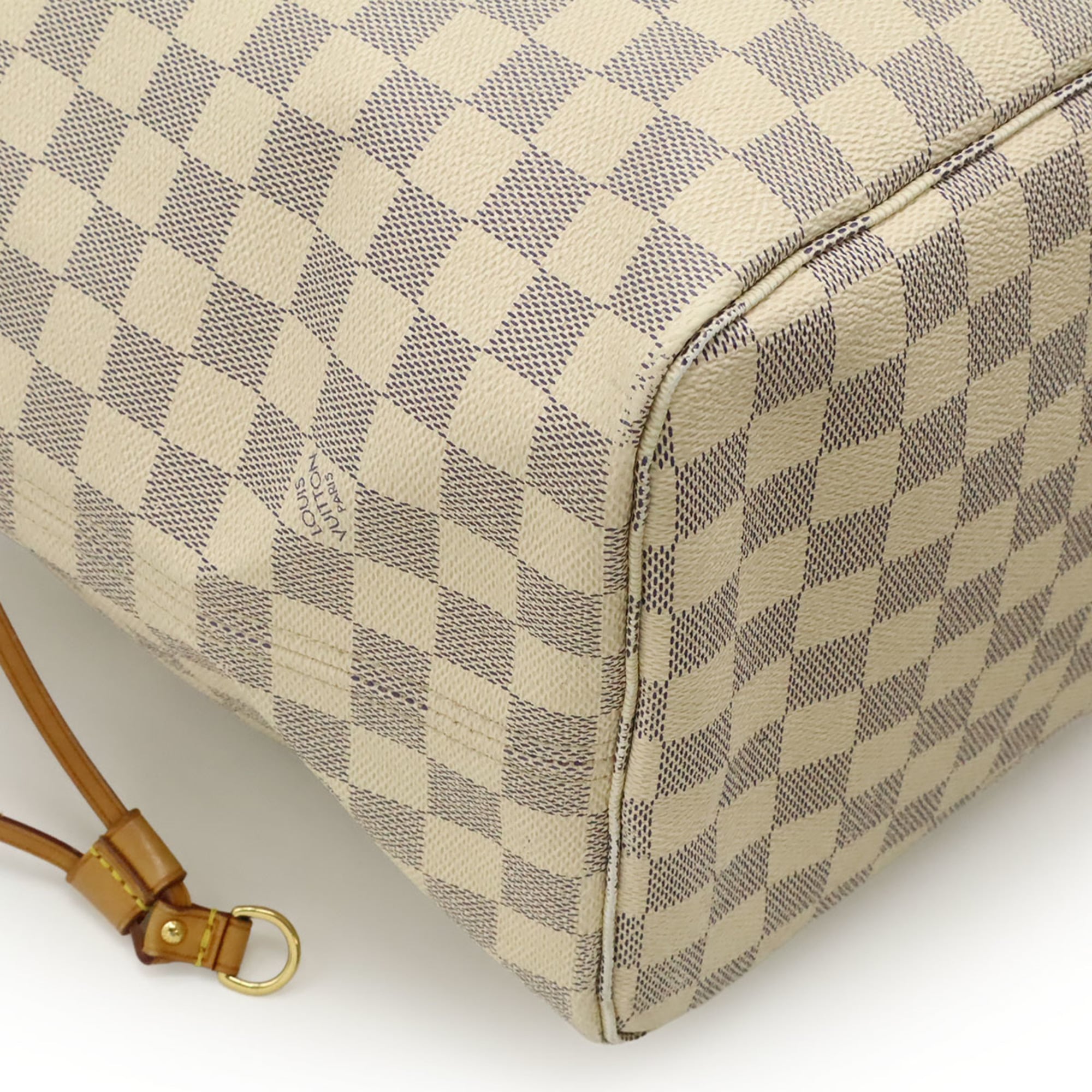 Louis Vuitton Damier Azur Ivory Damier Azur Shoulder Bag Tote Bag