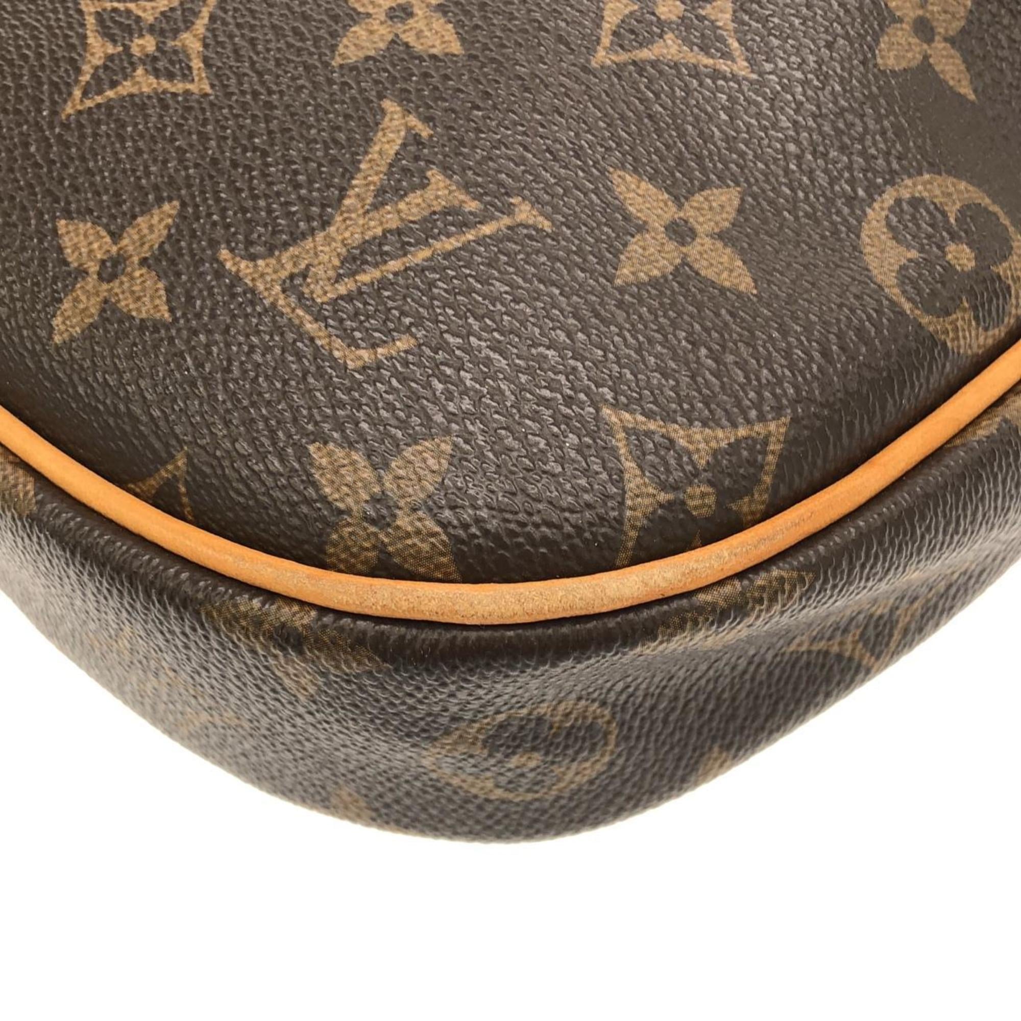 Louis Vuitton Marron Coated Canvas Shoulder Bag