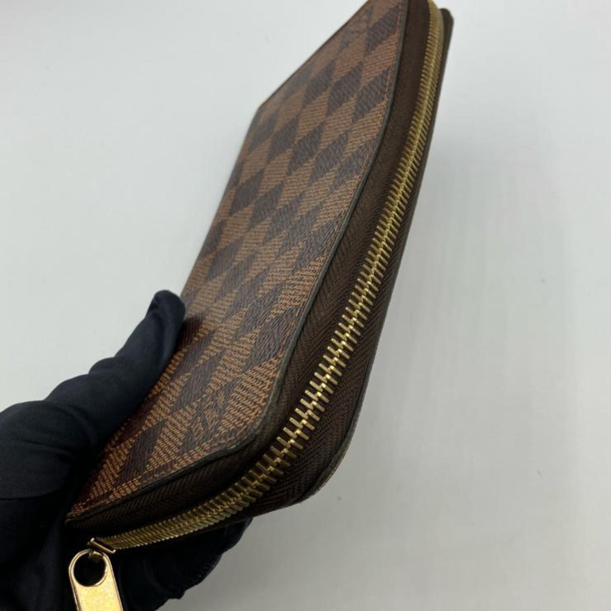 Louis Vuitton Brown Damier Canvas Damier Canvas Long Wallet