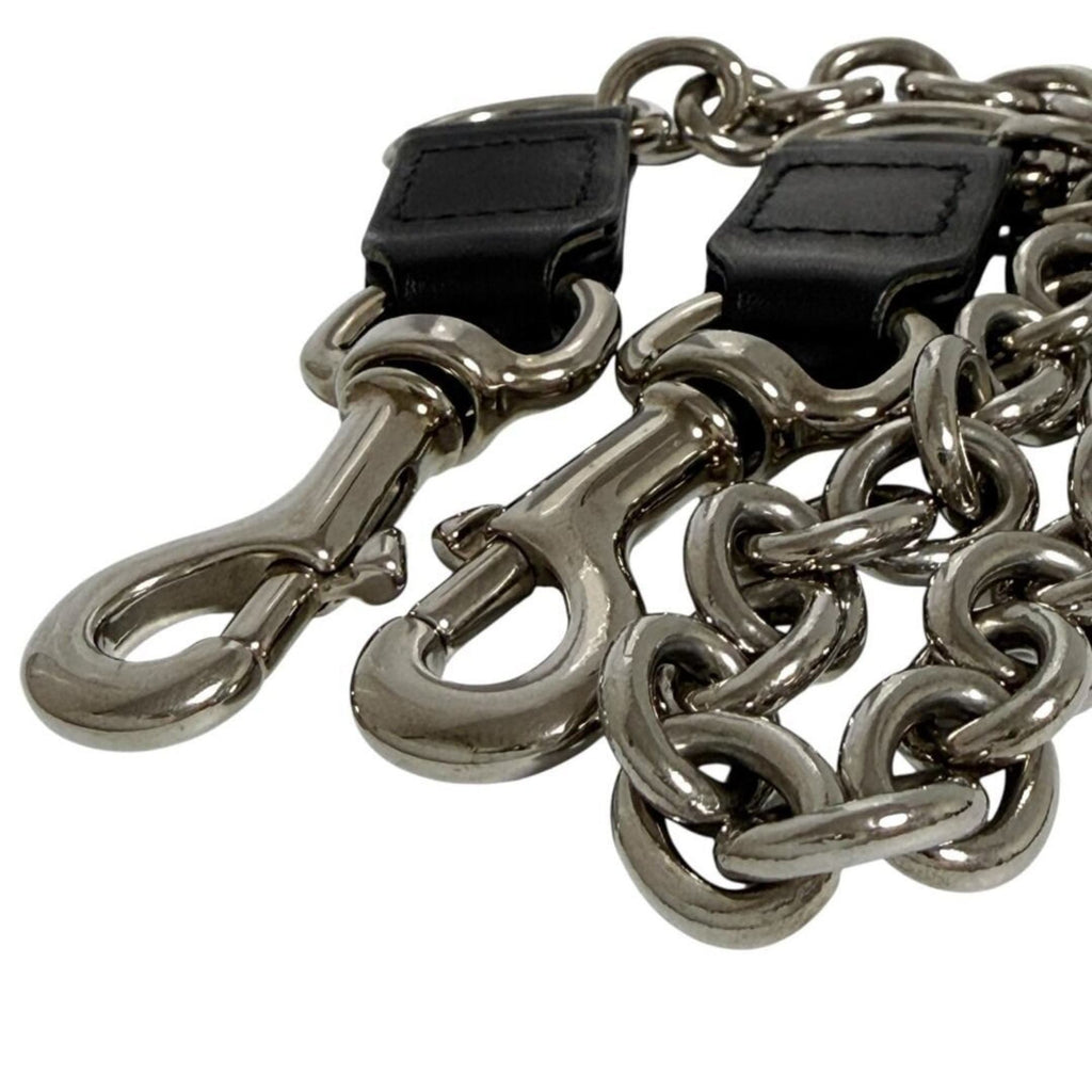 Gucci Leather Metal Chain/Shoulder Wallet (Pre-Owned)