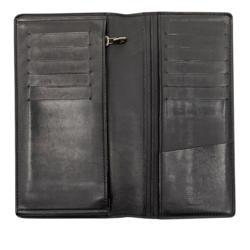 Louis Vuitton Black Onyx Leather Long Wallet