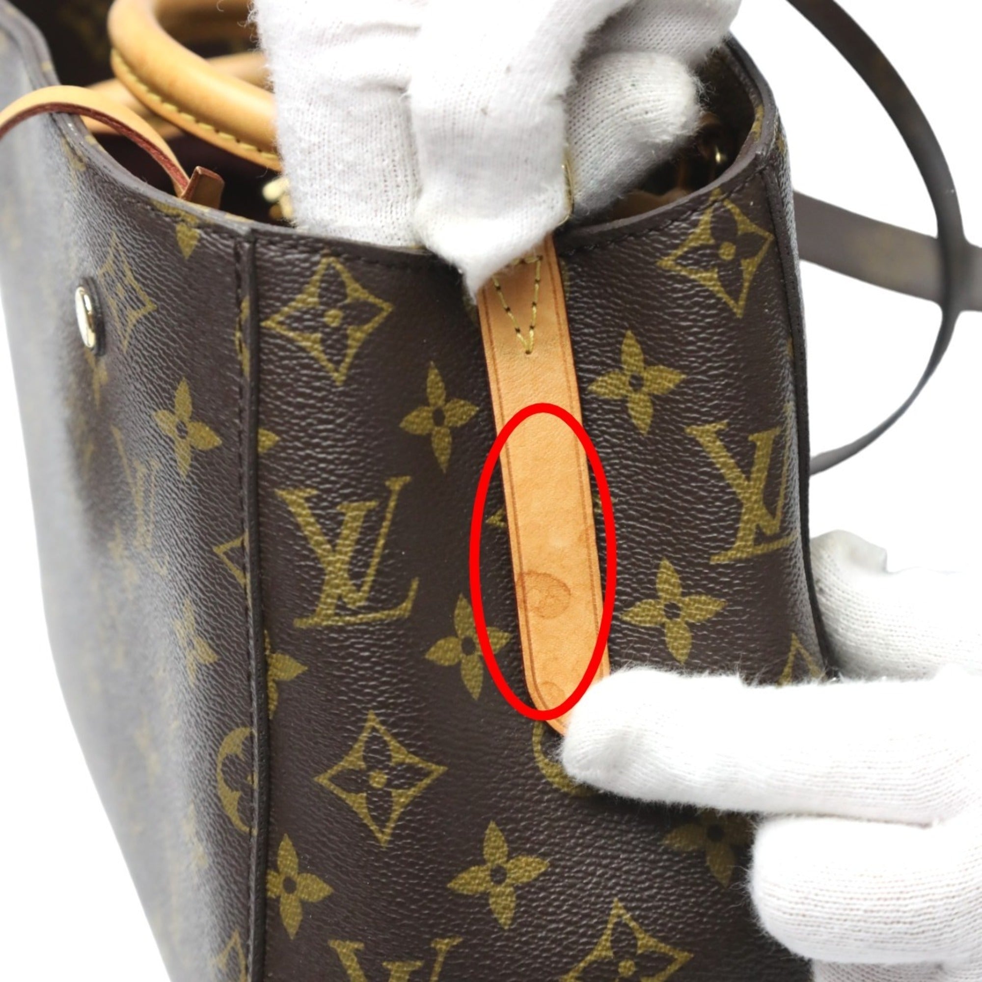 Louis Vuitton Brown Monogram Canvas Handbag Shoulder Bag