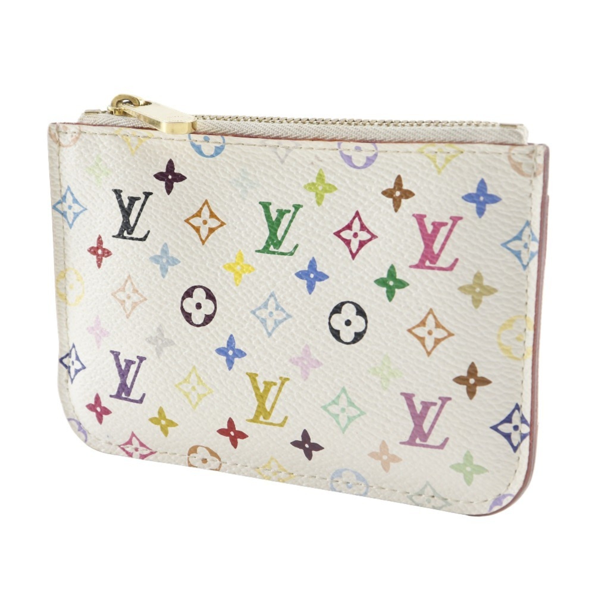 Louis Vuitton Multi-Color White Monogram Multicolore Pochette
