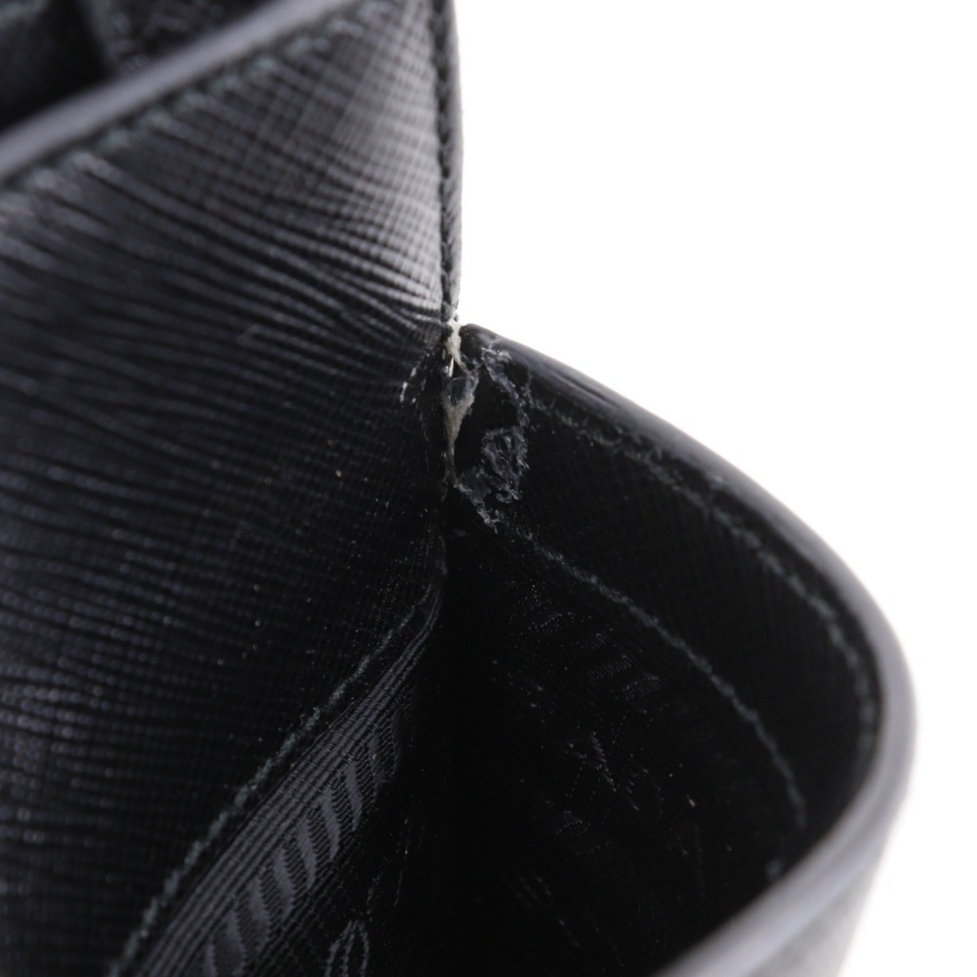 Prada Black Leather Shoulder Bag
