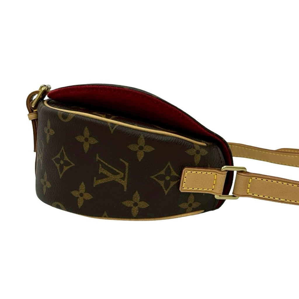Louis Vuitton Brown Leather Pvc Pochette Shoulder Bag