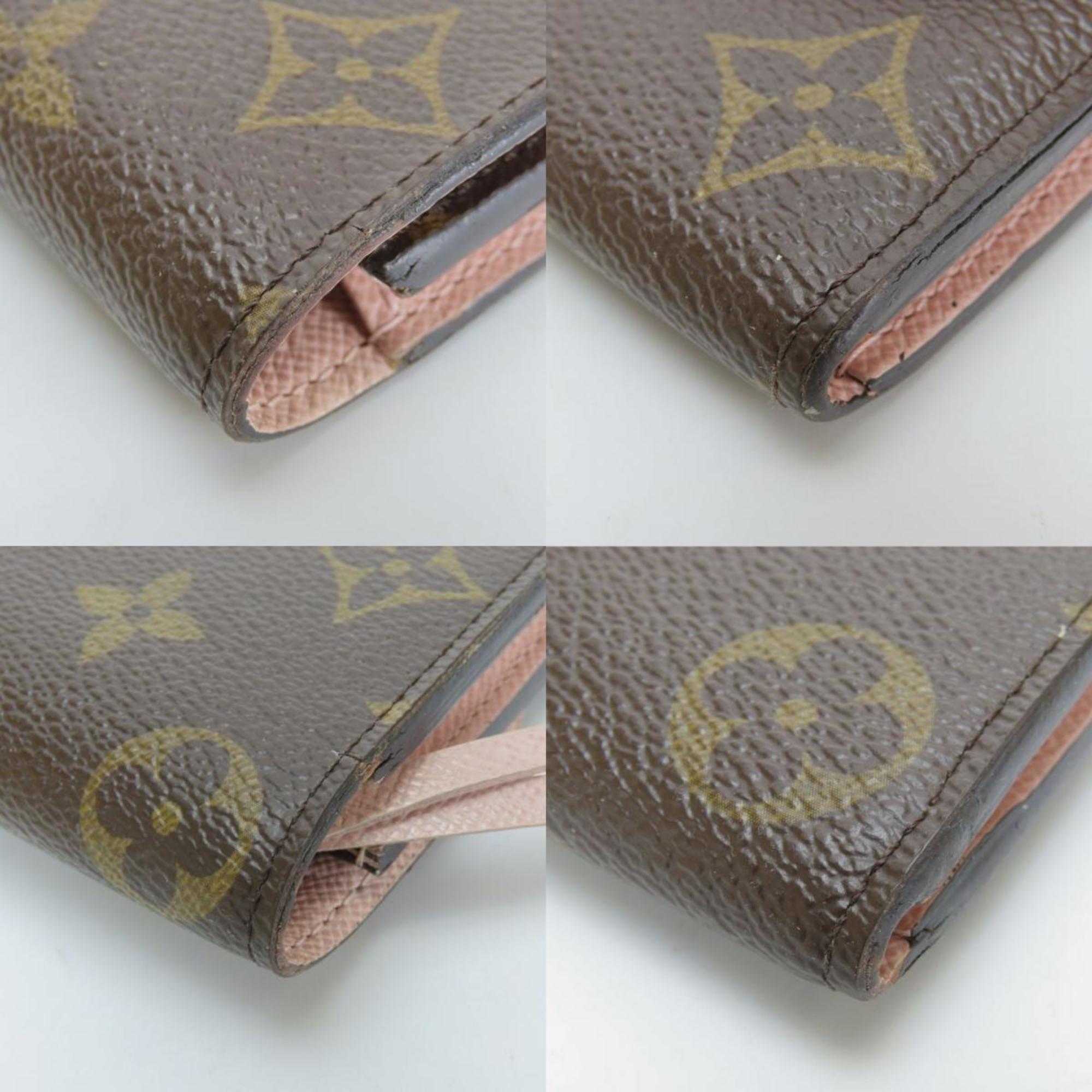 Louis Vuitton Brown Rose Ballerine Monogram Long Wallet