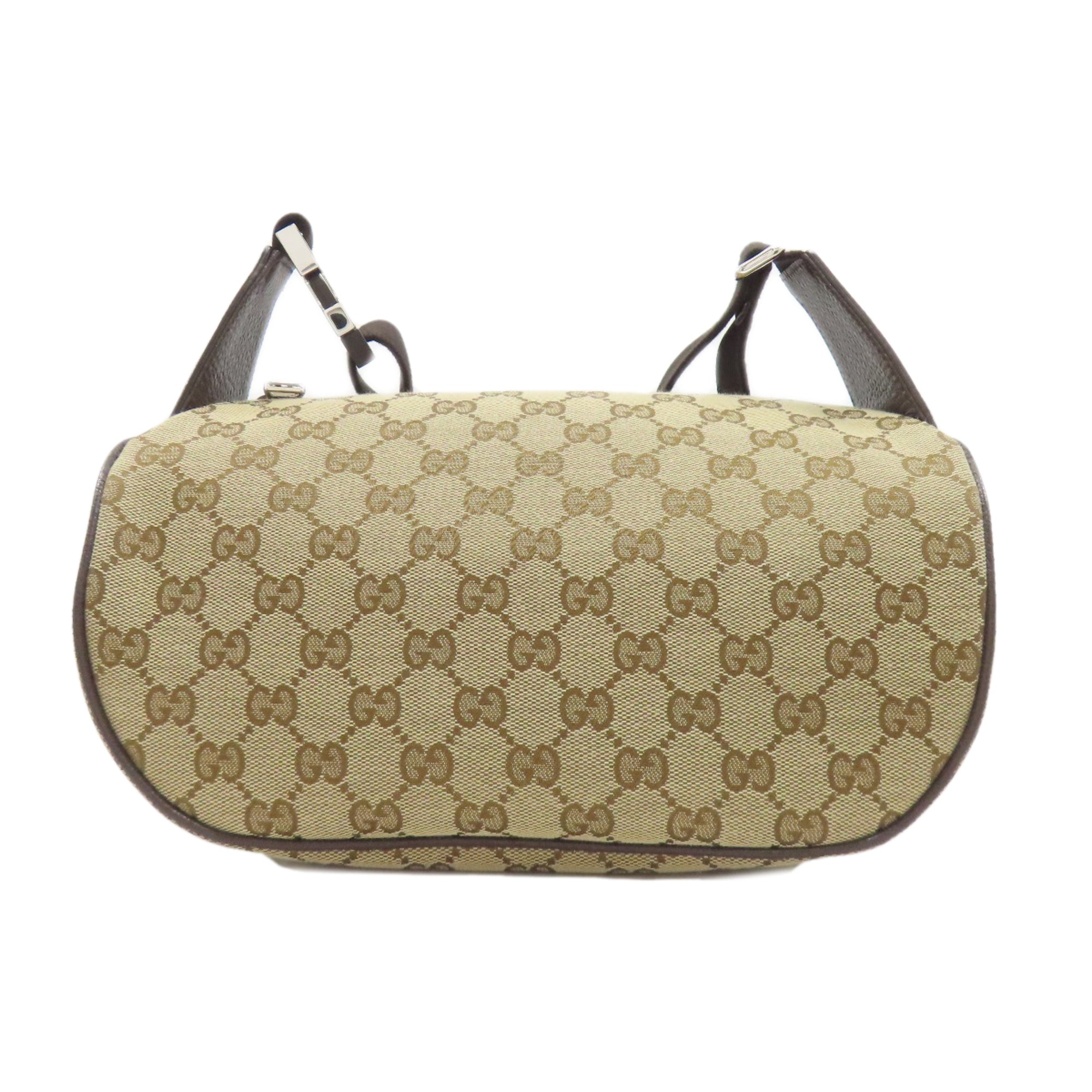 Gucci Brown Canvas Sling Bag (Pre-Owned)