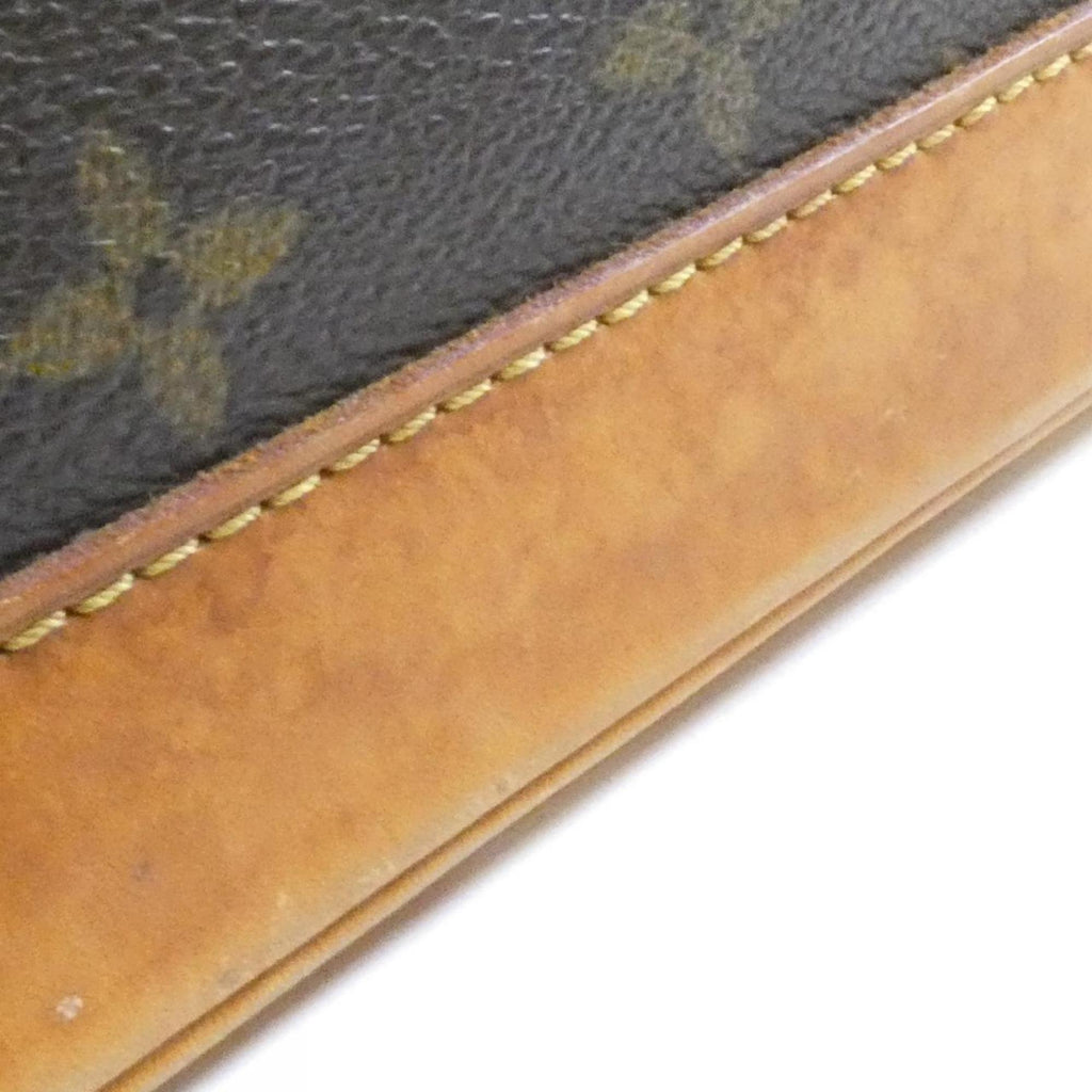Louis Vuitton Brown Coated Canvas Handbag