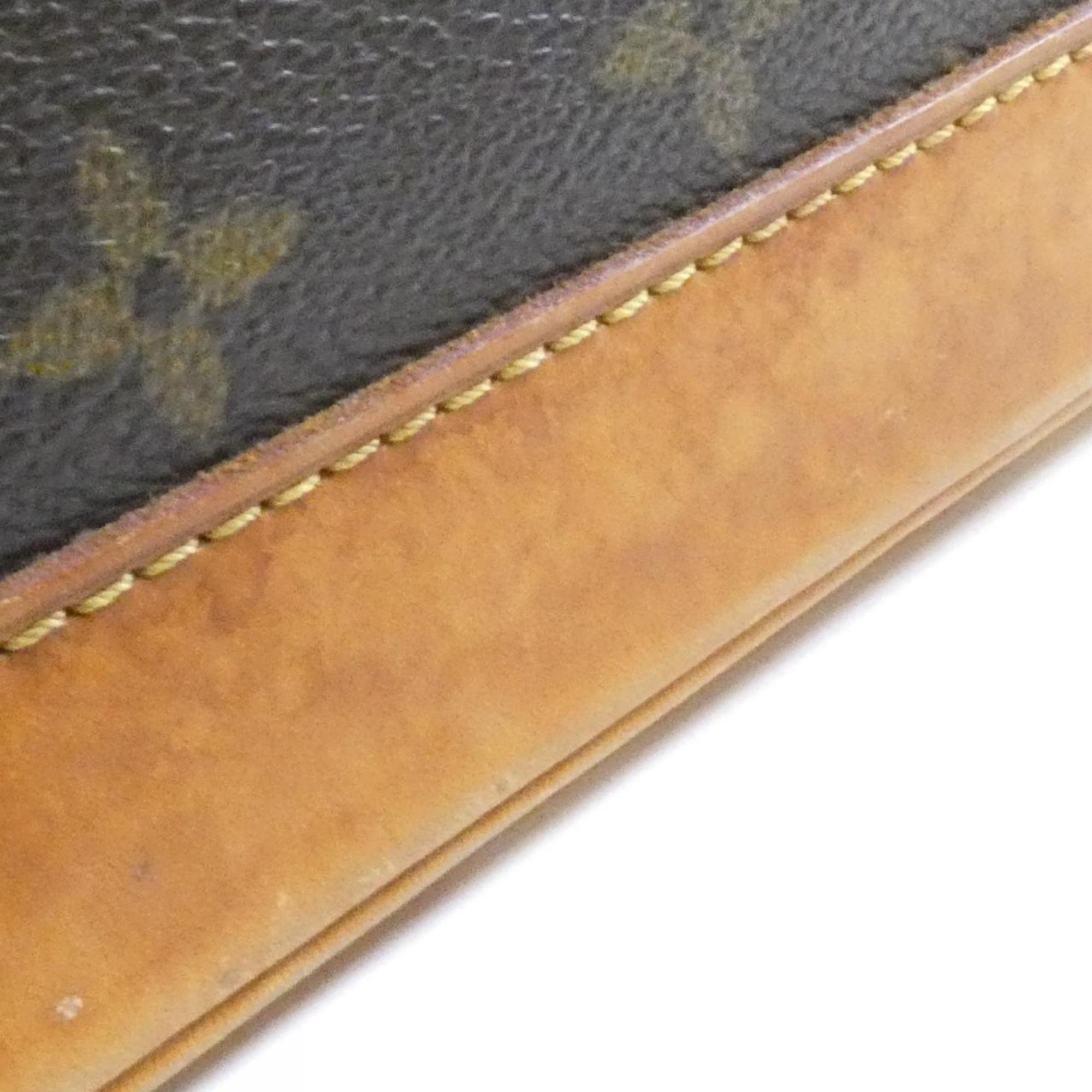 Louis Vuitton Brown Coated Canvas Handbag